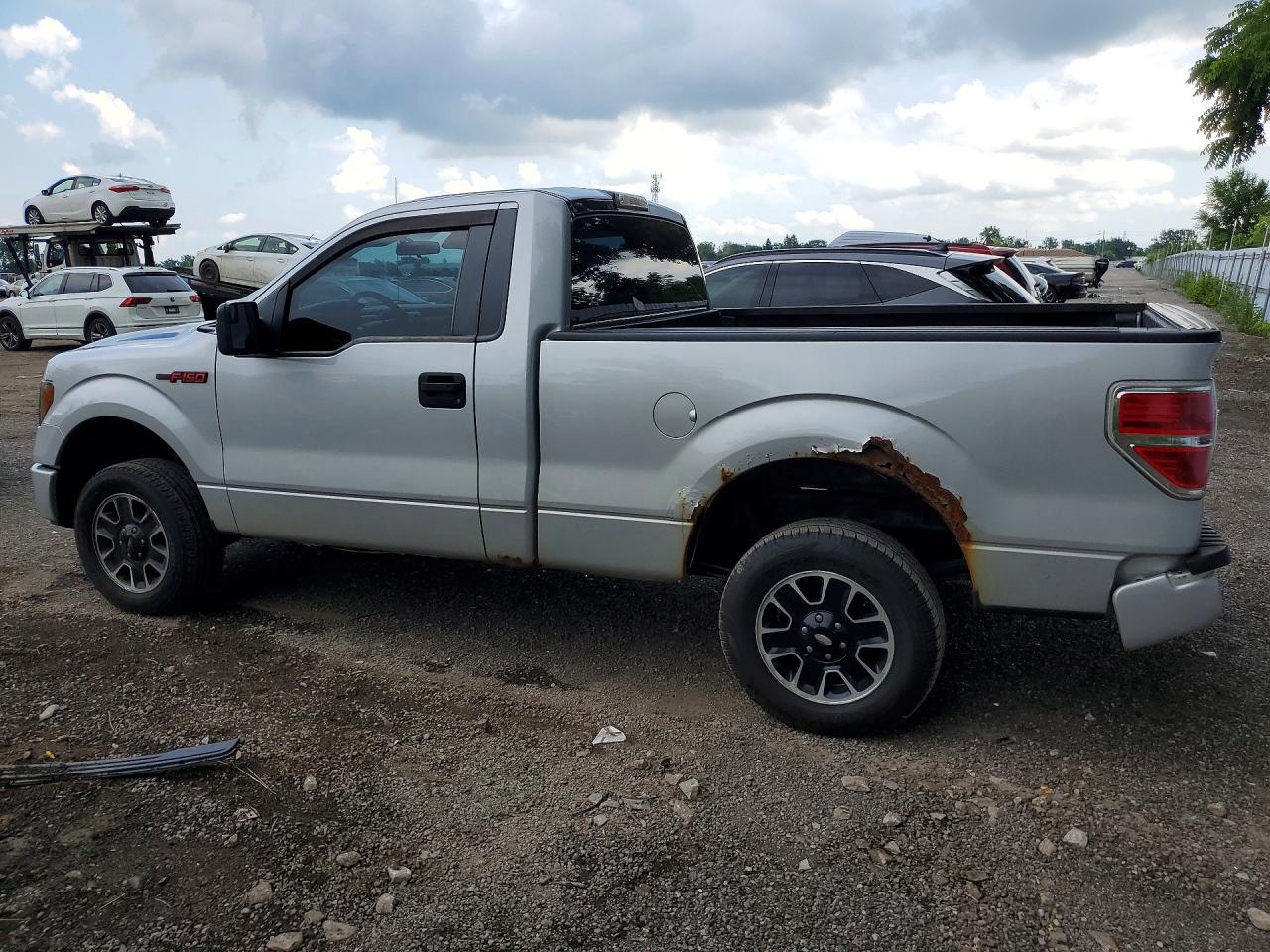 2012 Ford F150 Silver vin: 1FTMF1CM6CKE09472