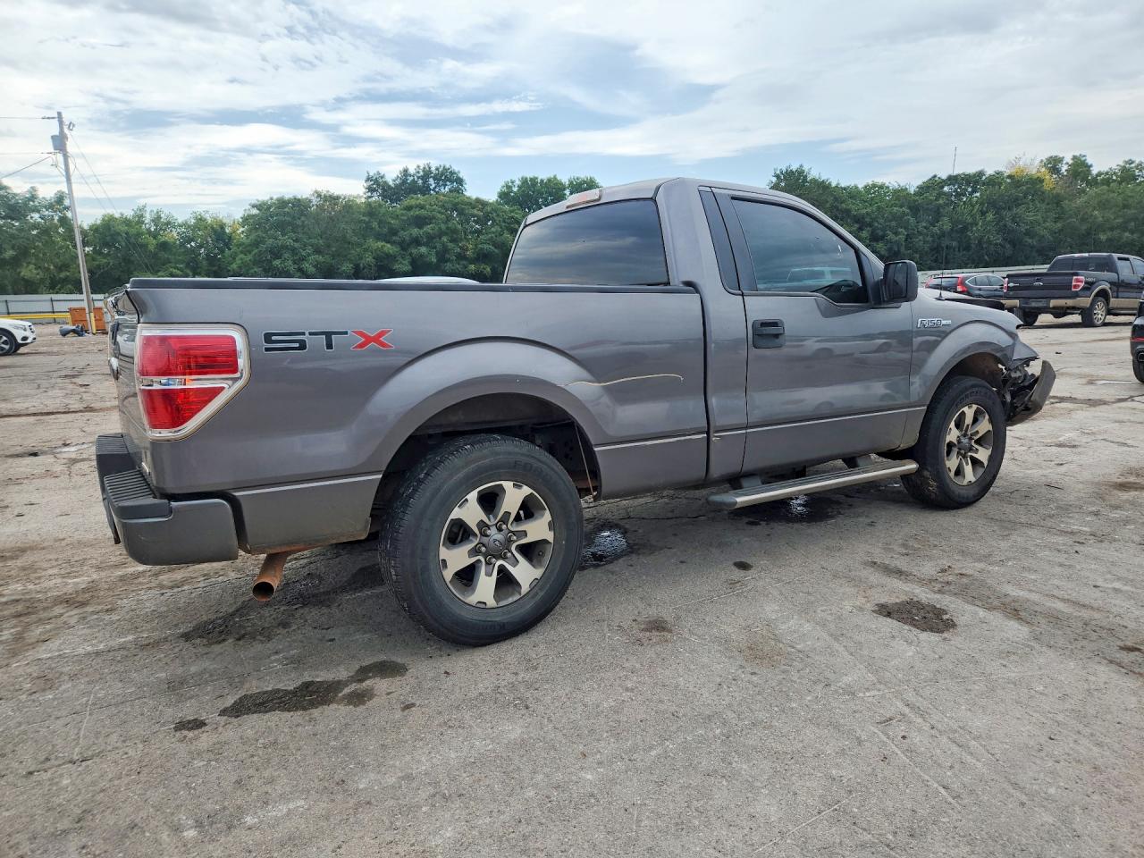 2013 Ford F150 Gray vin: 1FTMF1CM6DFB09392
