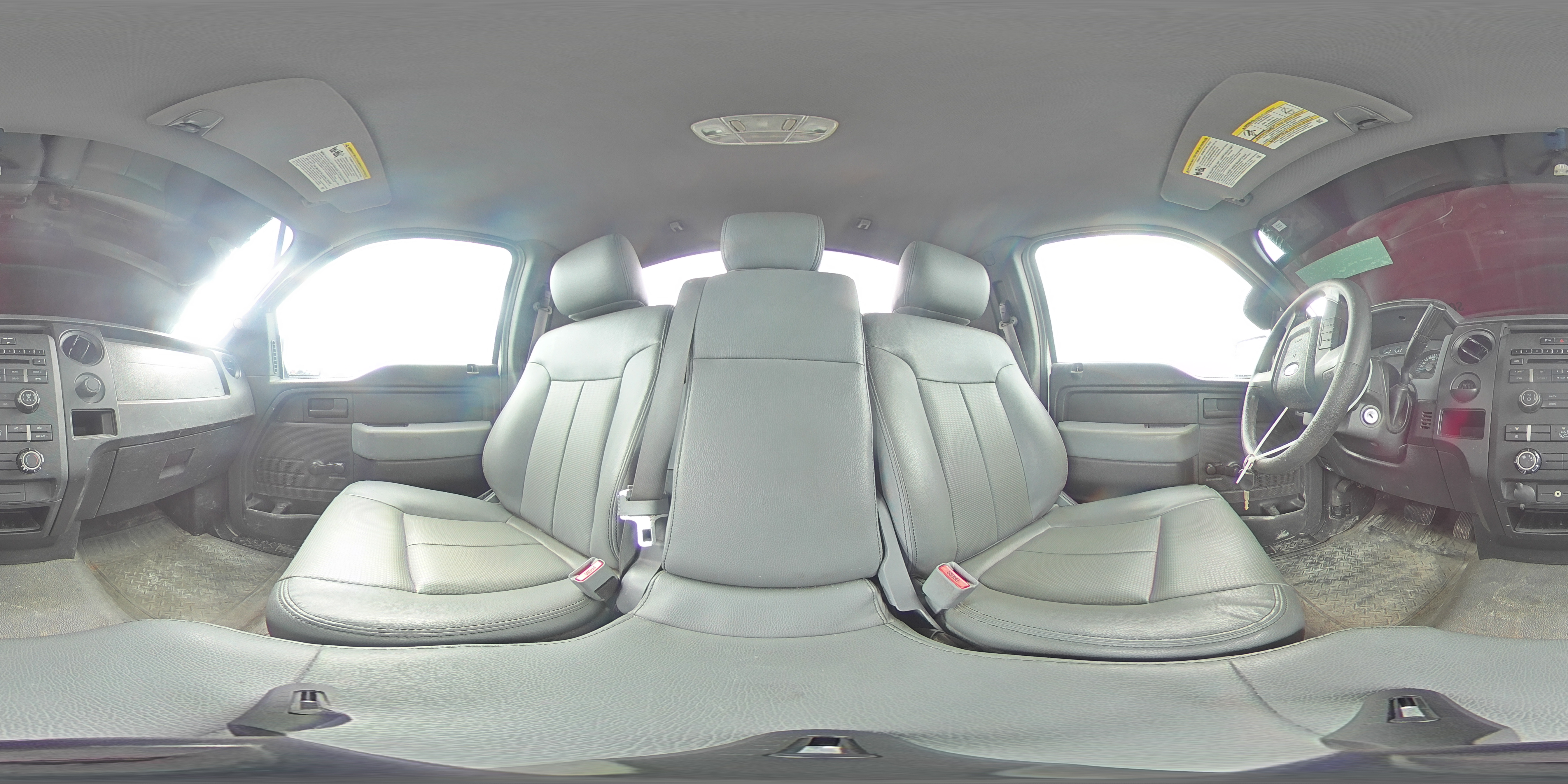 2013 Ford F150 White vin: 1FTMF1CM6DKE43252