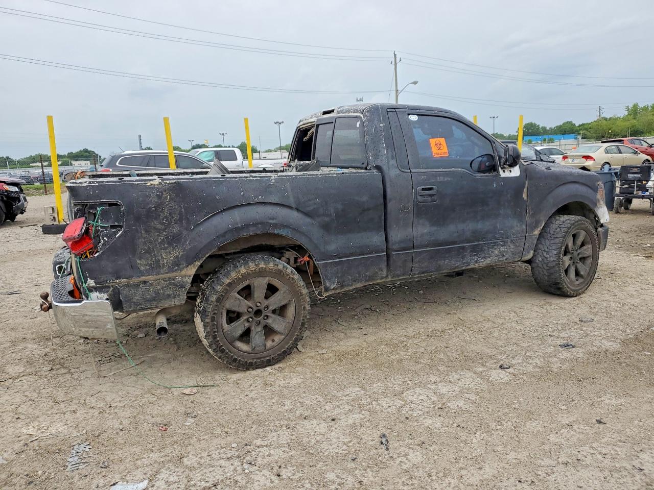 2014 Ford F150 Black vin: 1FTMF1CM6EKG52279