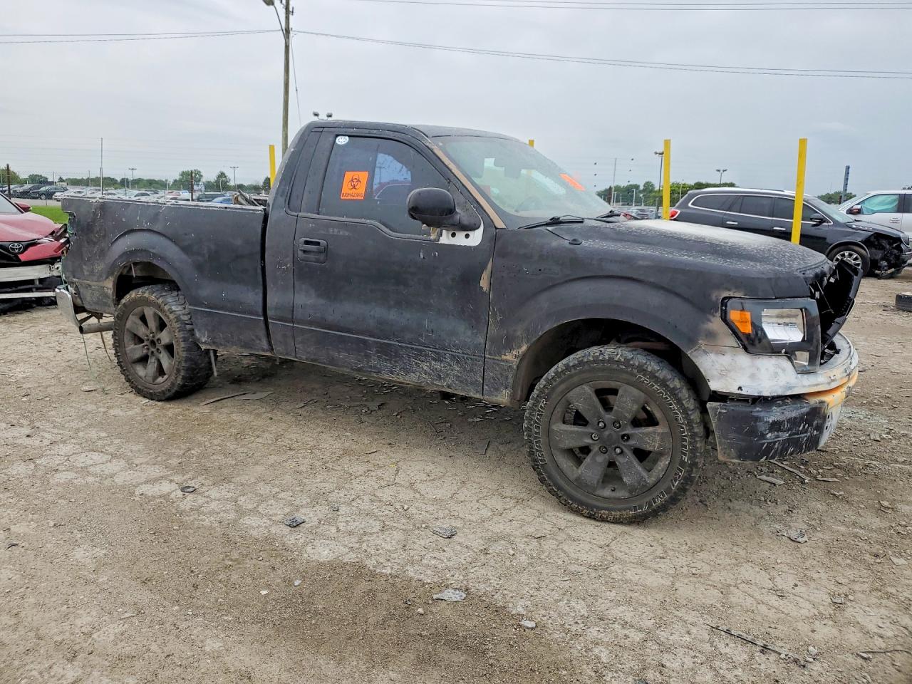 2014 Ford F150 Black vin: 1FTMF1CM6EKG52279