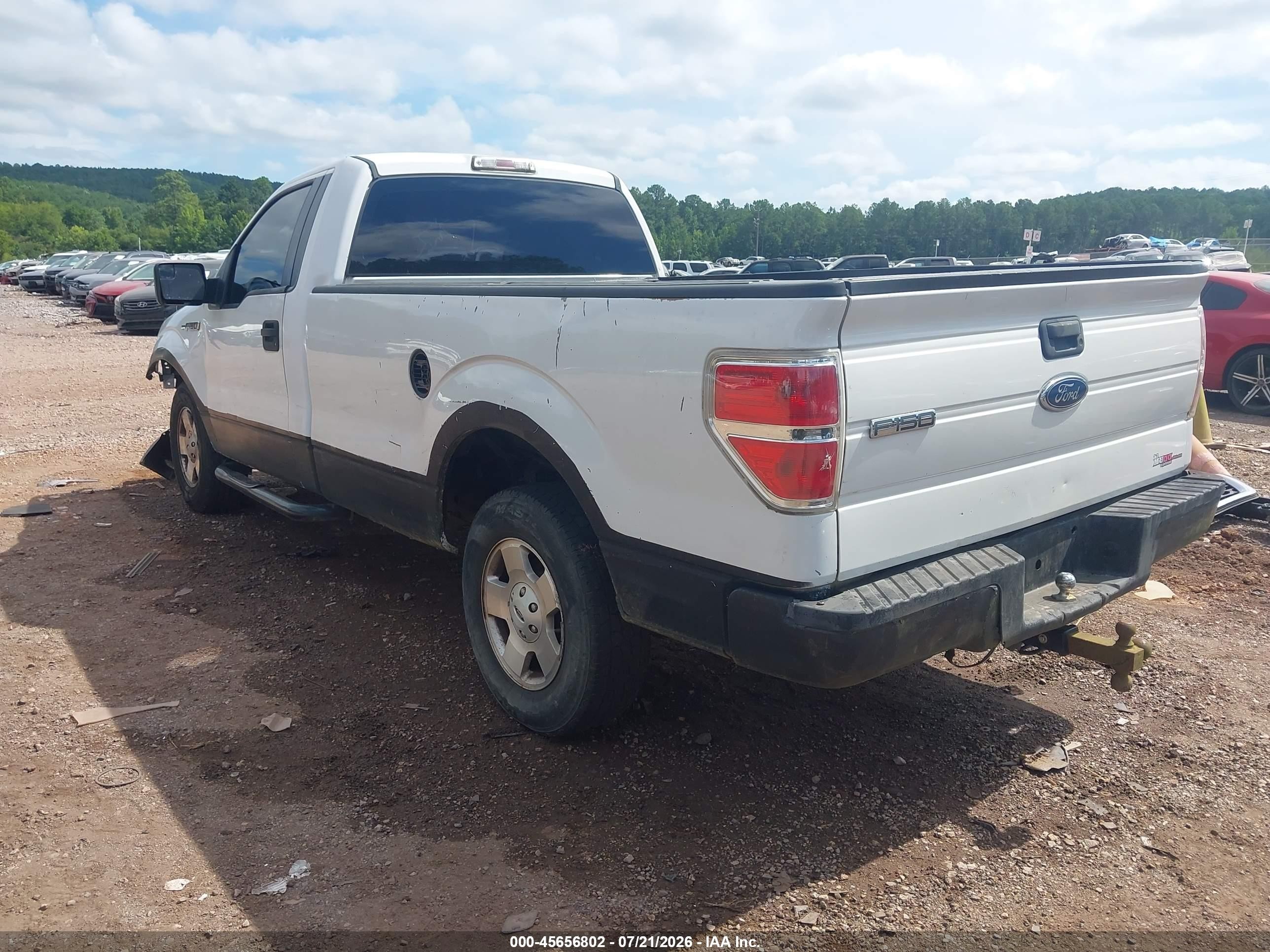 2011 Ford F-150 Xl White vin: 1FTMF1CM7BKD84046