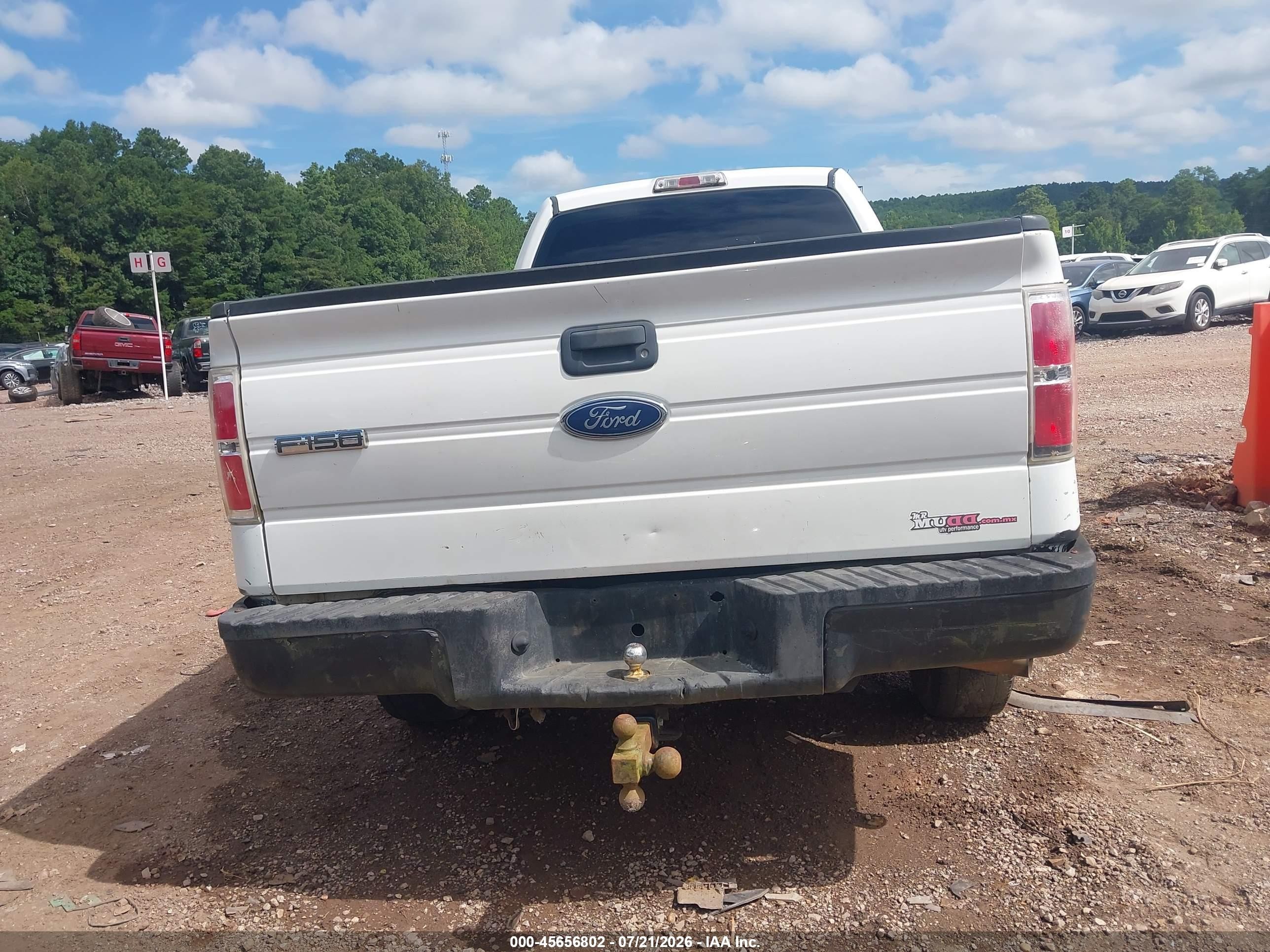 2011 Ford F-150 Xl White vin: 1FTMF1CM7BKD84046