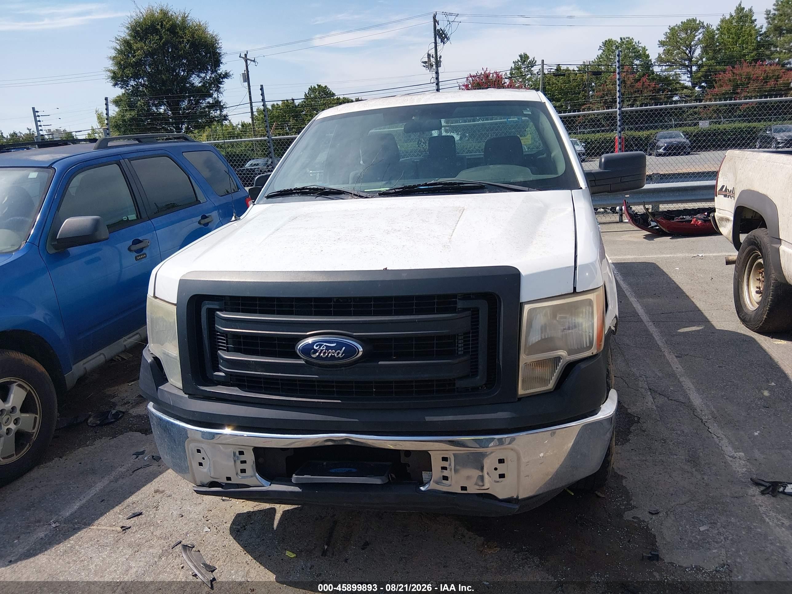 2013 Ford F-150 Xl Белый vin: 1FTMF1CM7DKD99861