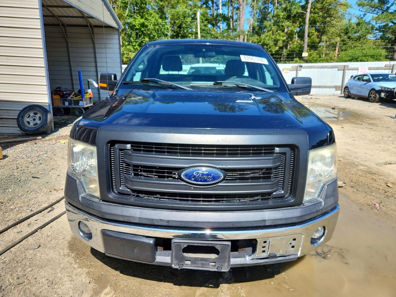 2014 Ford F150 Black vin: 1FTMF1CM7EFC28019