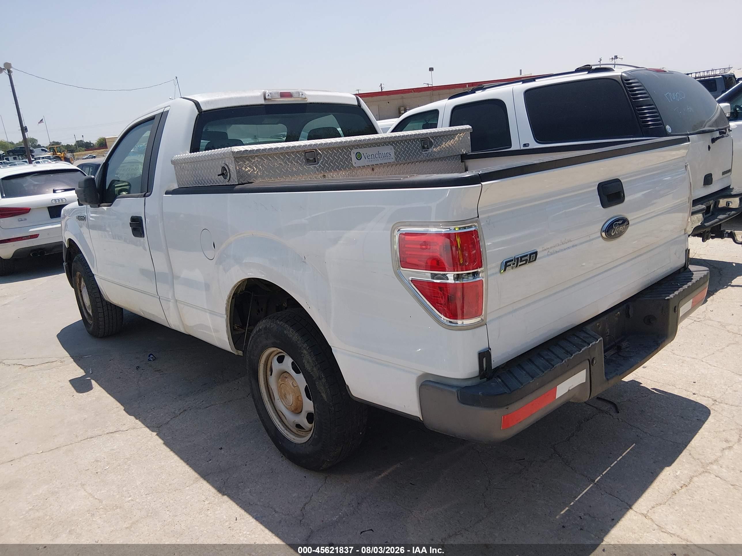 2014 Ford F-150 Xl White vin: 1FTMF1CM7EKD83550