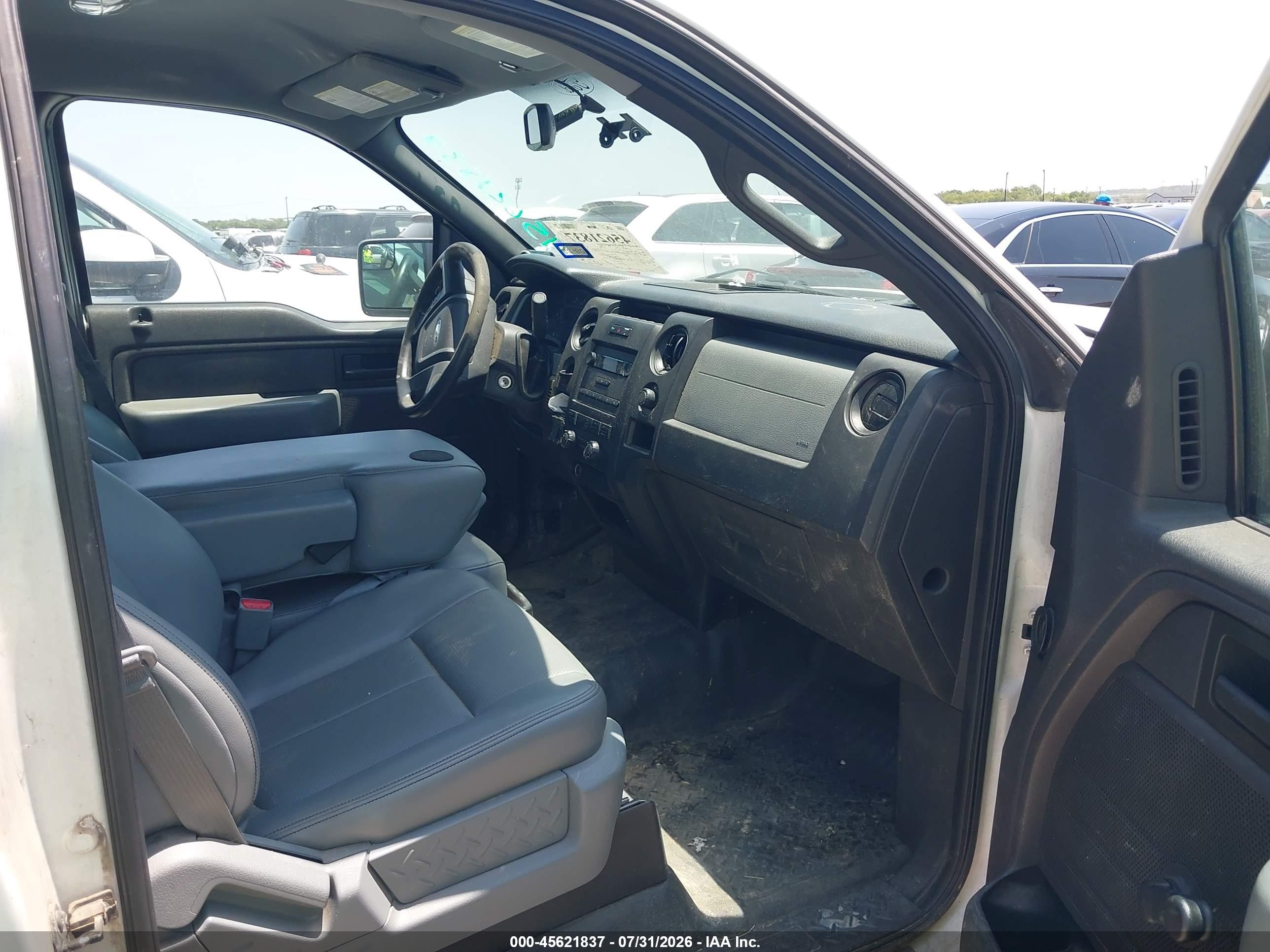 2014 Ford F-150 Xl White vin: 1FTMF1CM7EKD83550