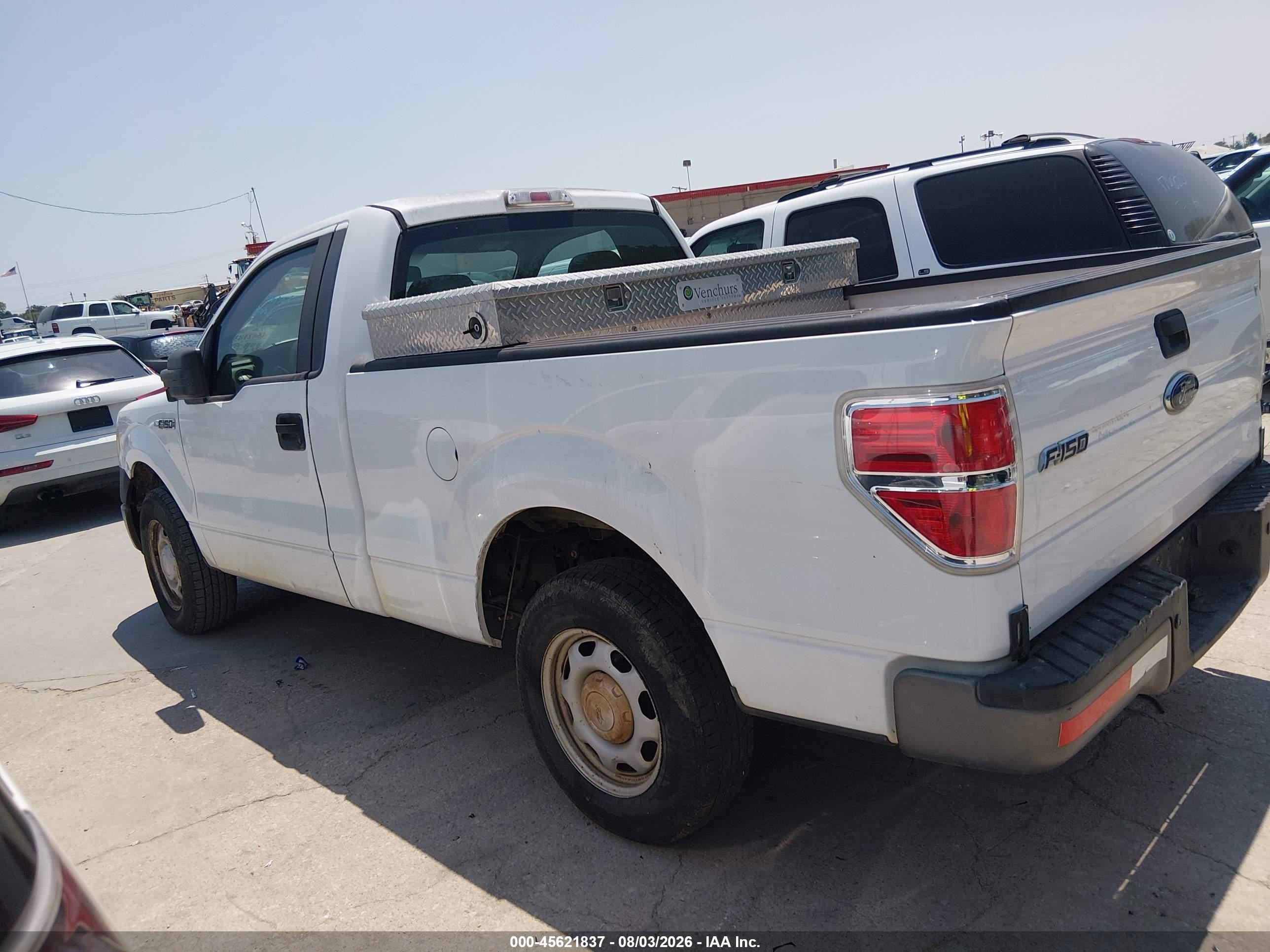 2014 Ford F-150 Xl White vin: 1FTMF1CM7EKD83550