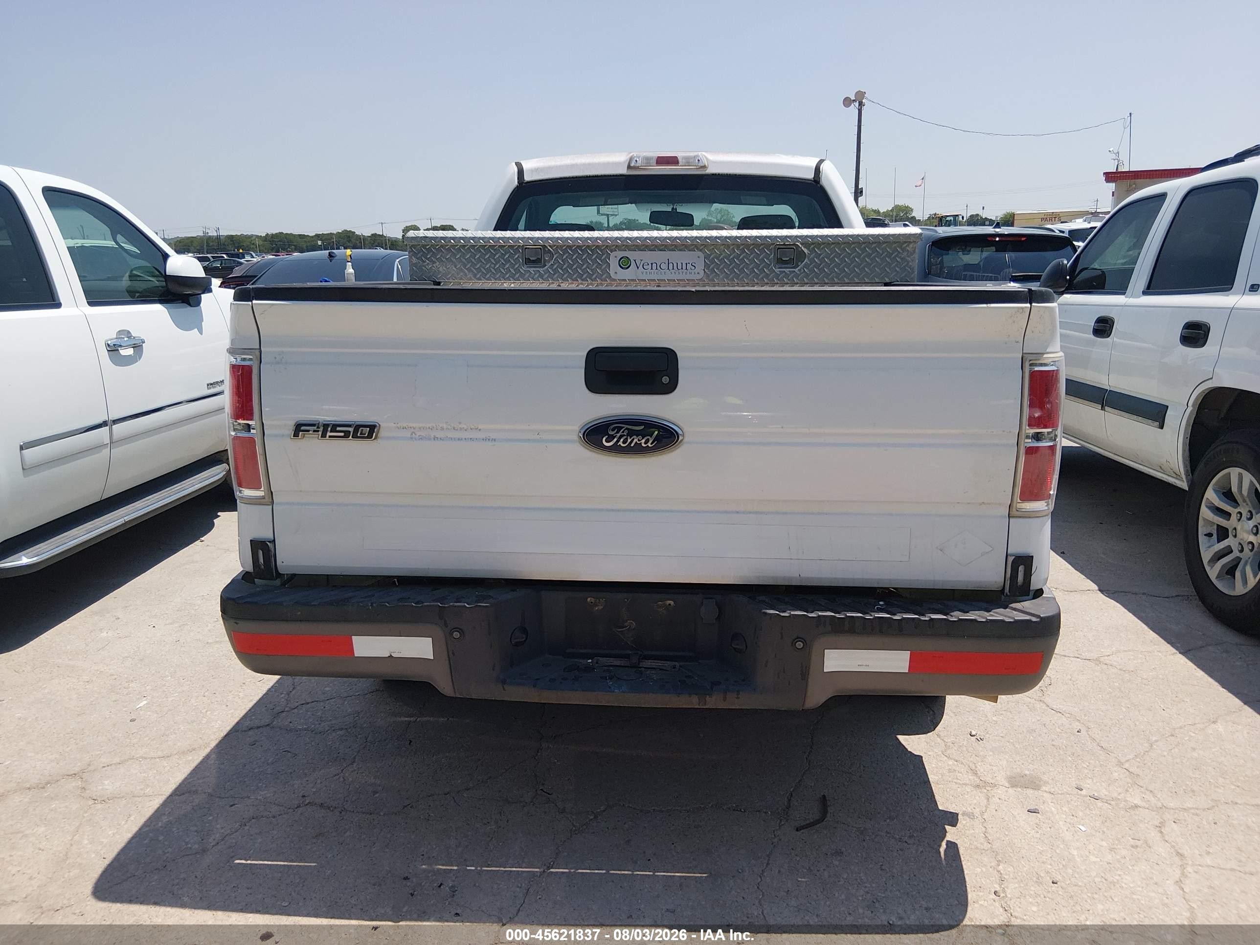 2014 Ford F-150 Xl White vin: 1FTMF1CM7EKD83550