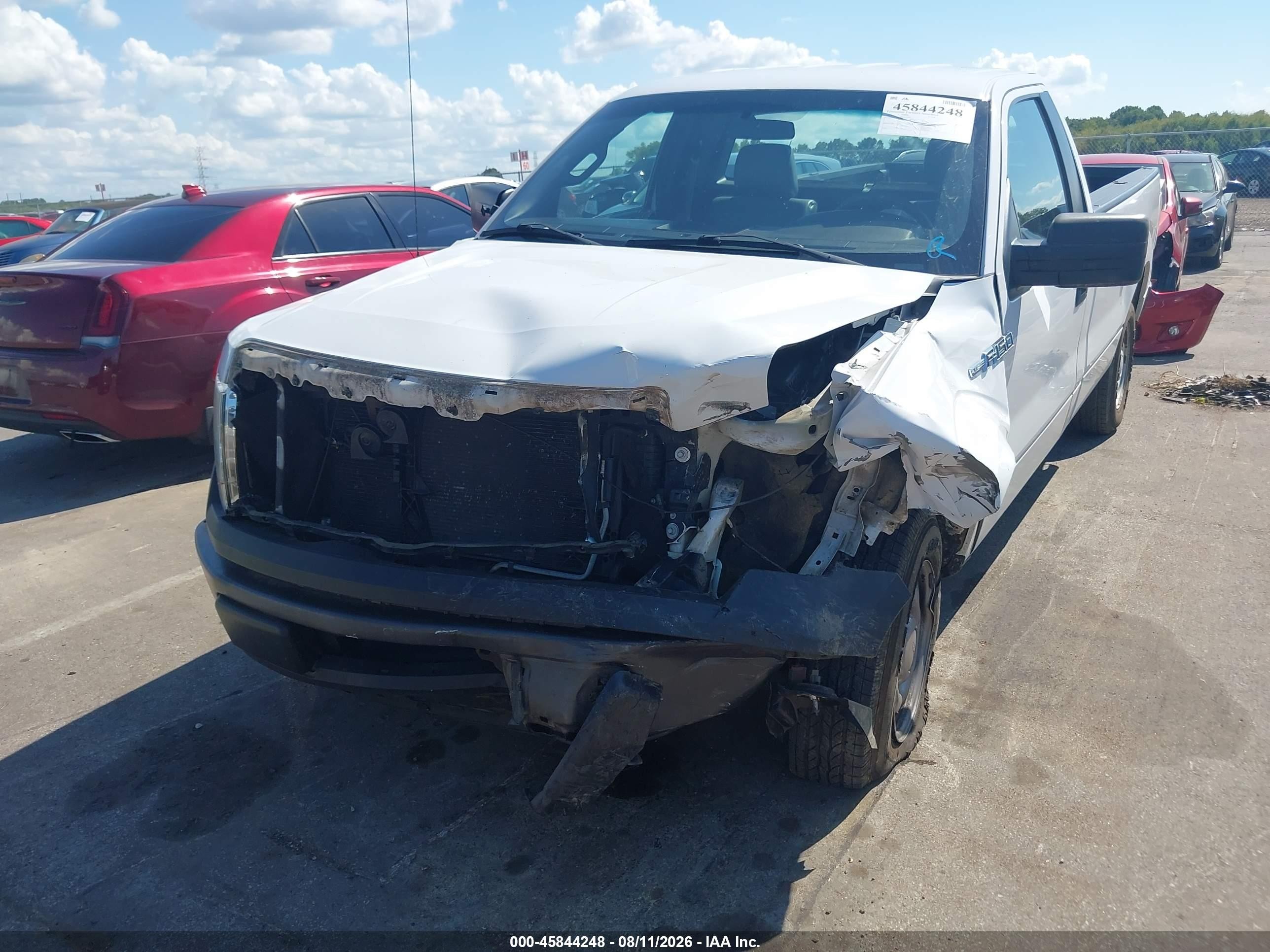 2014 Ford F-150 Xl White vin: 1FTMF1CM7EKF15805