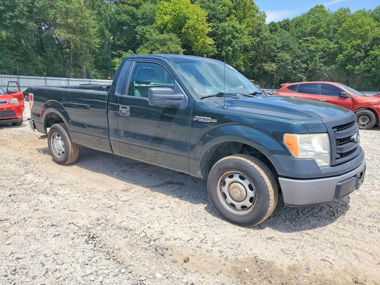 2014 Ford F150 Green vin: 1FTMF1CM7EKF27839