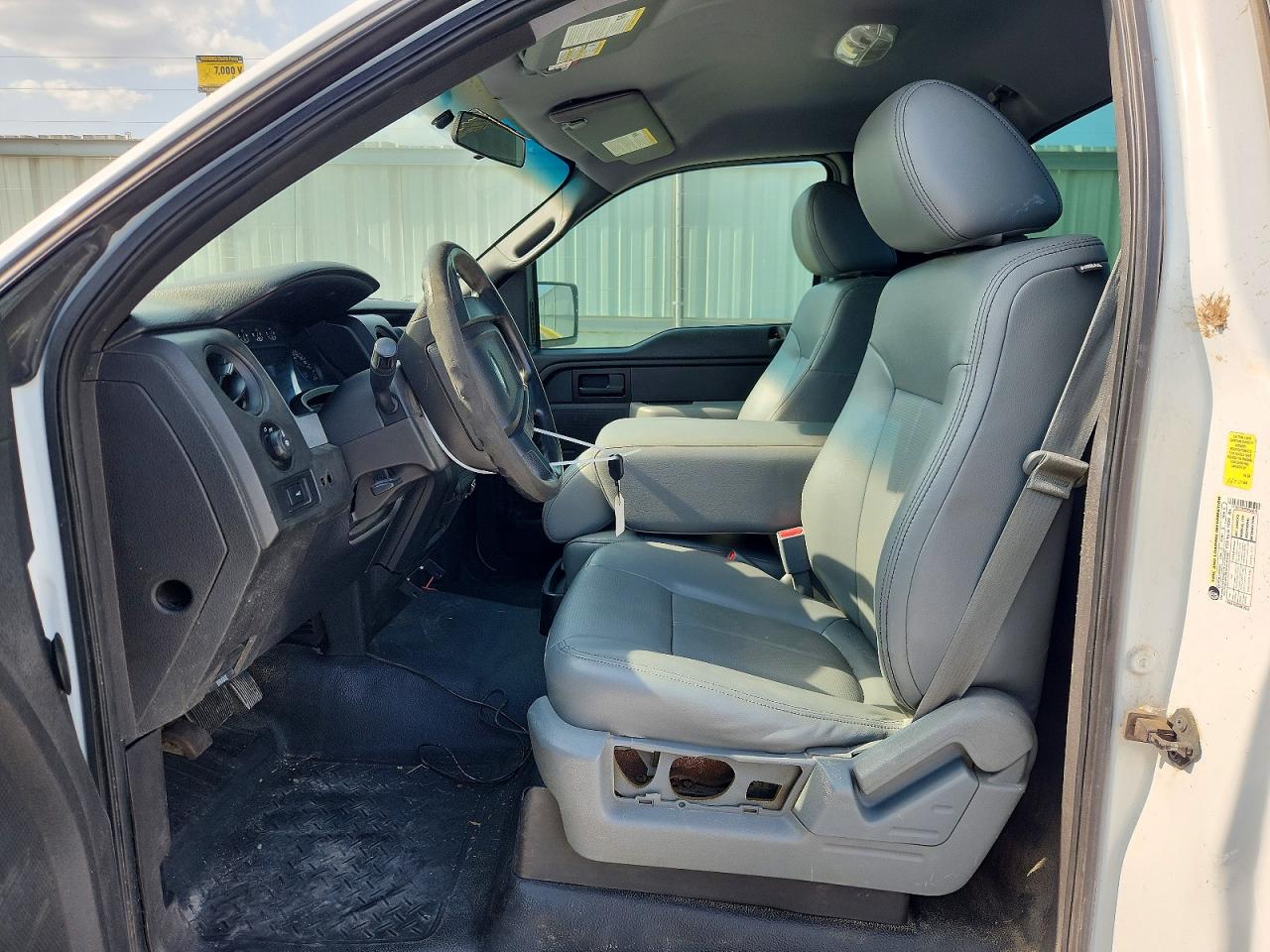 2014 Ford F150 White vin: 1FTMF1CM7EKG23079