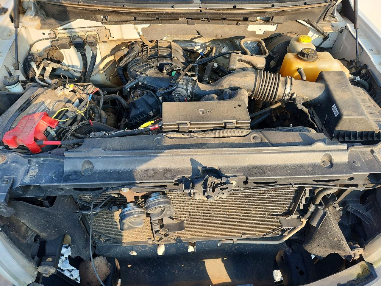 2014 Ford F150 White vin: 1FTMF1CM7EKG24264
