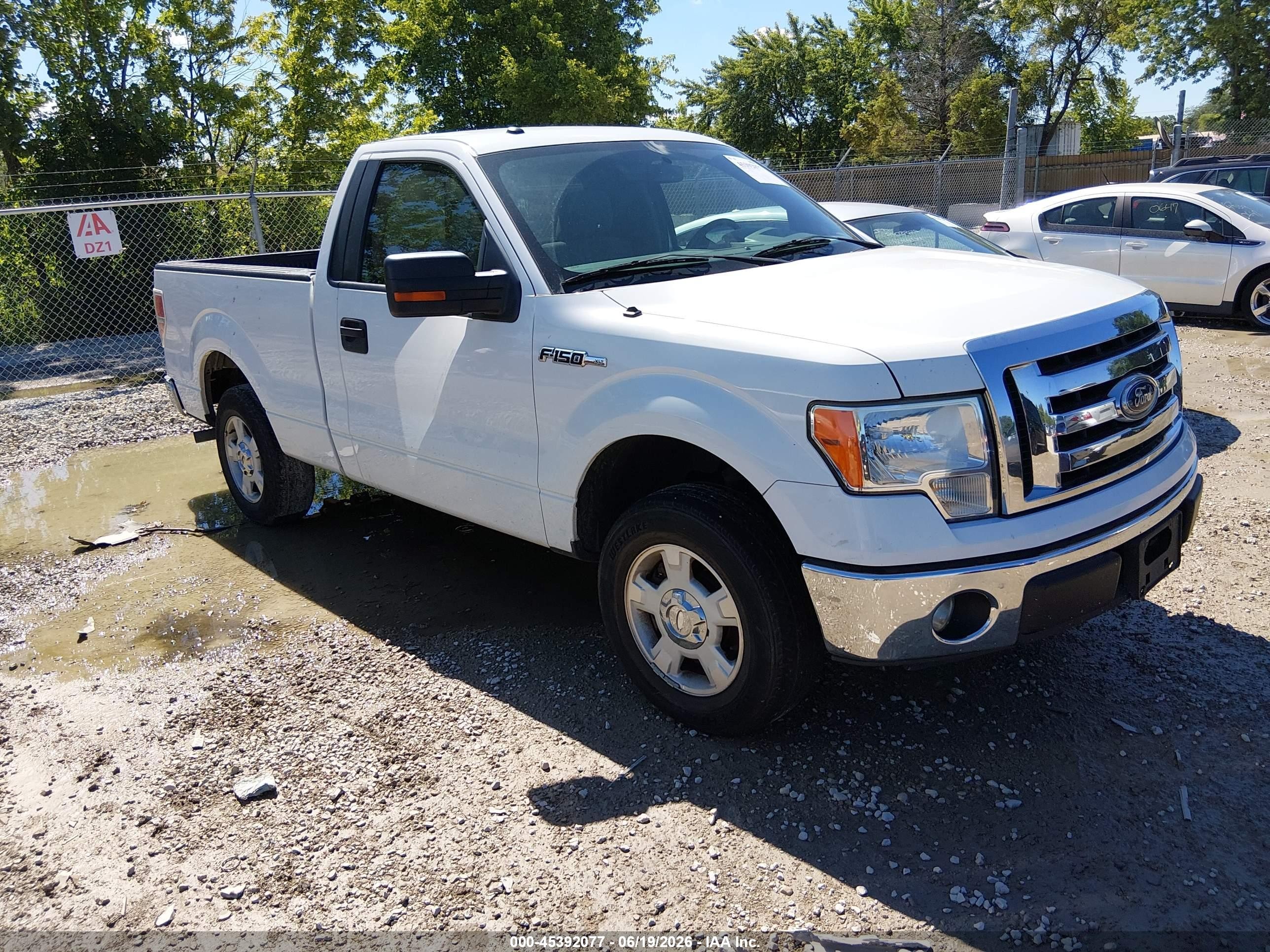 2011 Ford F-150 Xlt White vin: 1FTMF1CM8BKD05516