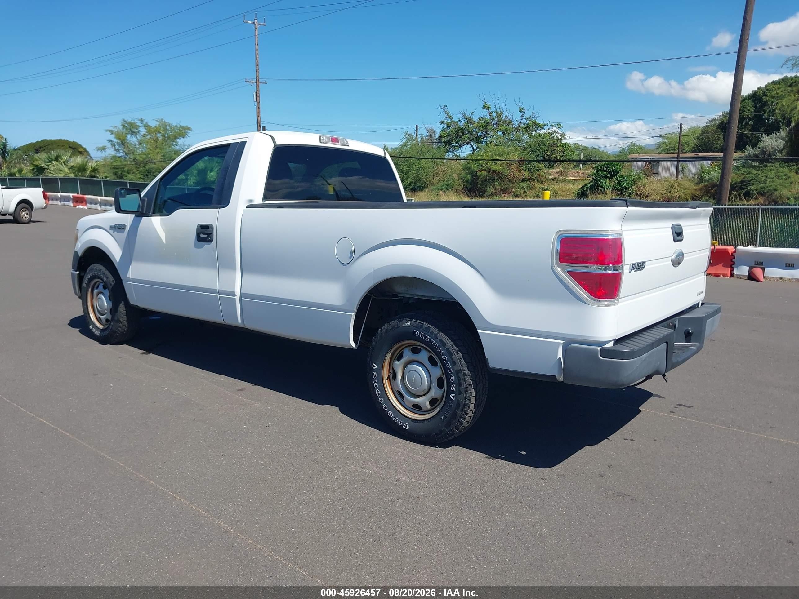 2011 Ford F-150 Xl White vin: 1FTMF1CM8BKD32134