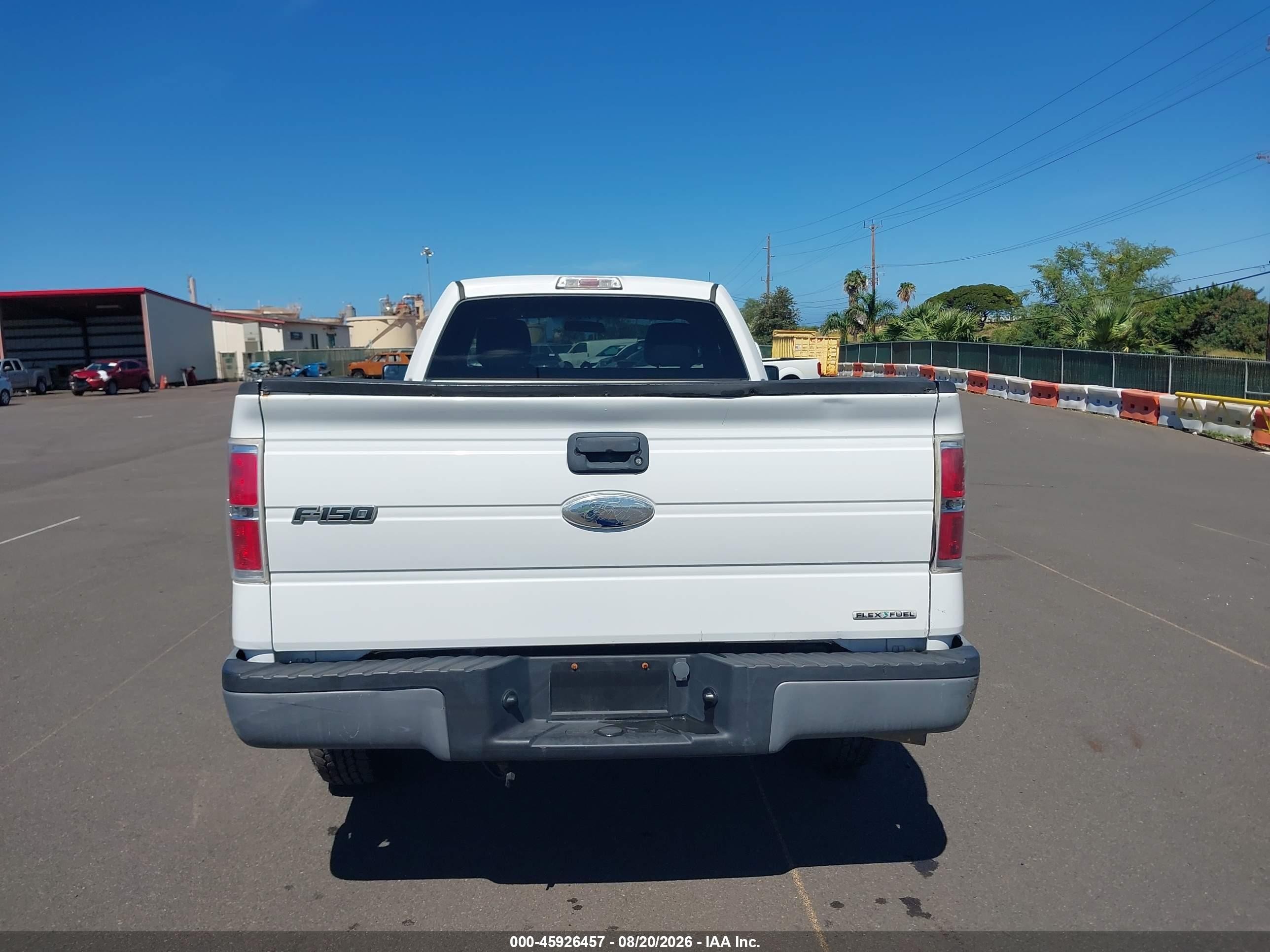 2011 Ford F-150 Xl White vin: 1FTMF1CM8BKD32134