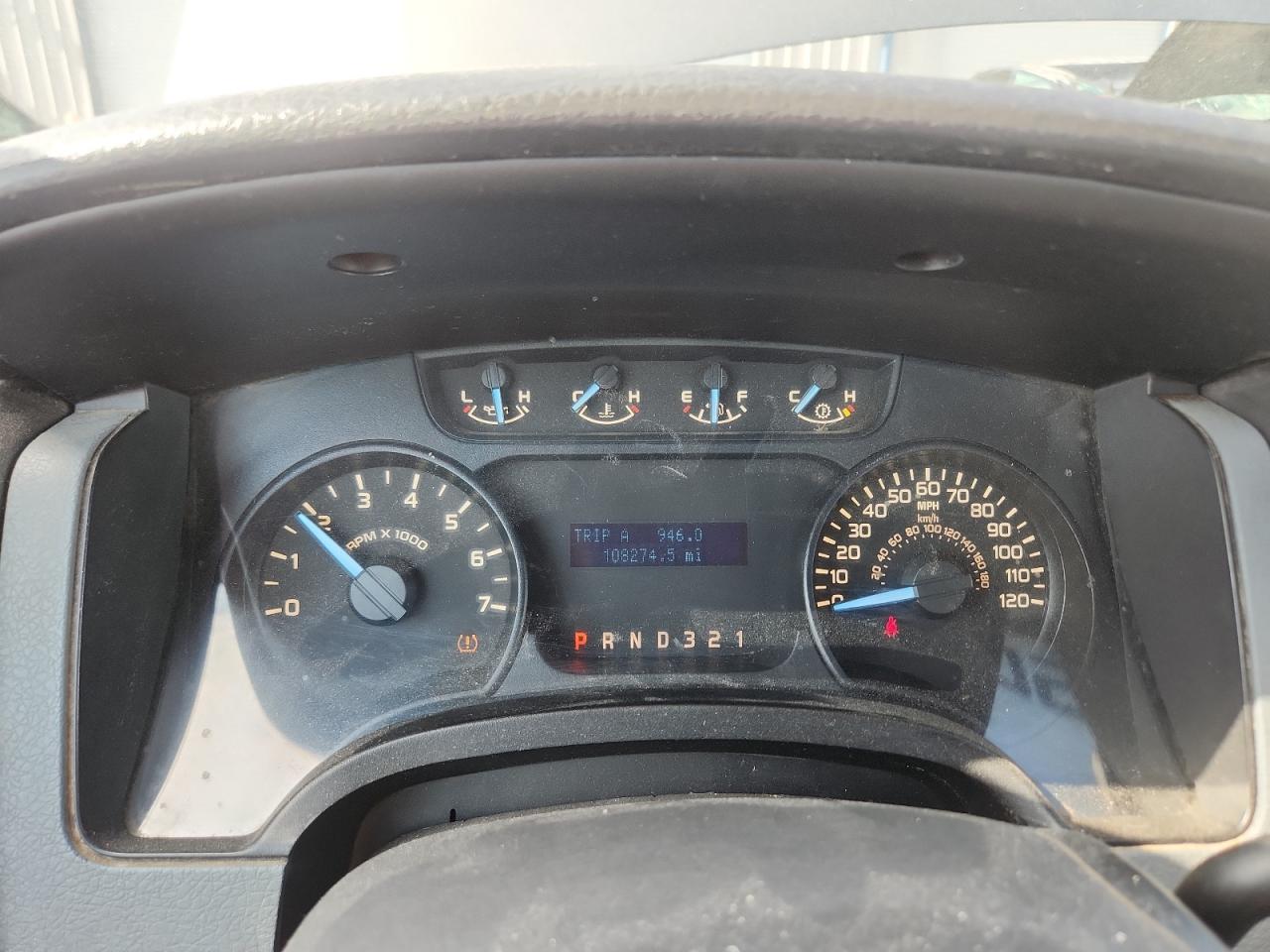 2012 Ford F150 Charcoal vin: 1FTMF1CM8CFB58978 Damage: Warning - Tire Pressure, On, Unacceptable