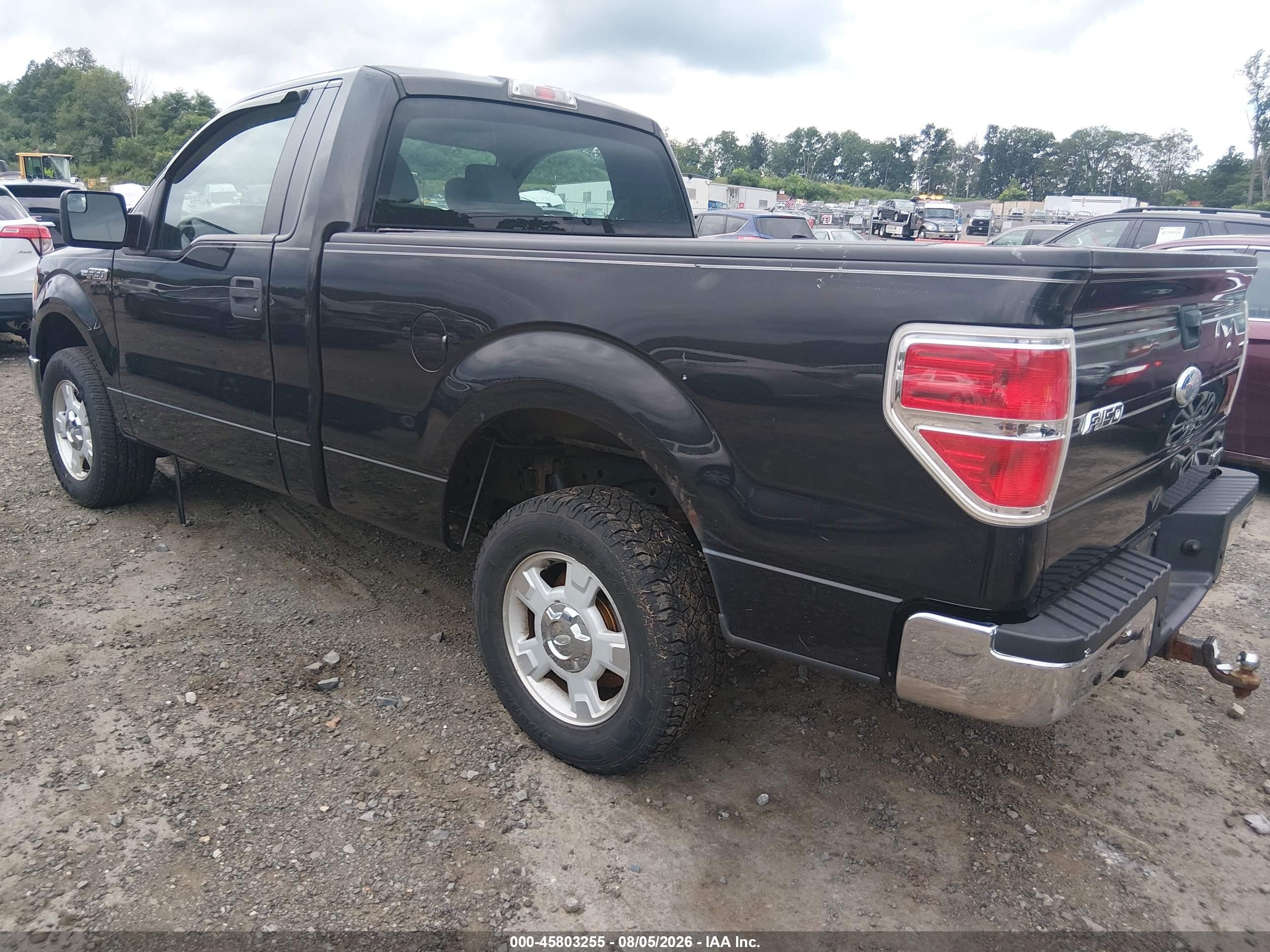 2012 Ford F-150 Xl Black vin: 1FTMF1CM8CFB81127