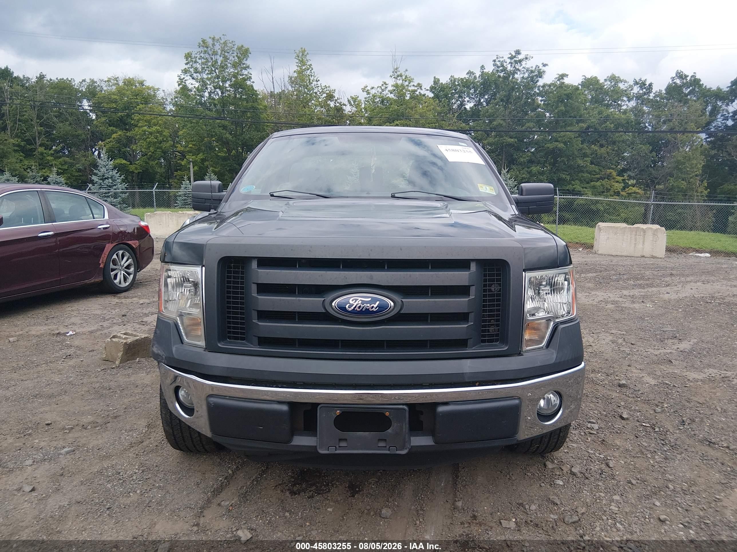 2012 Ford F-150 Xl Black vin: 1FTMF1CM8CFB81127
