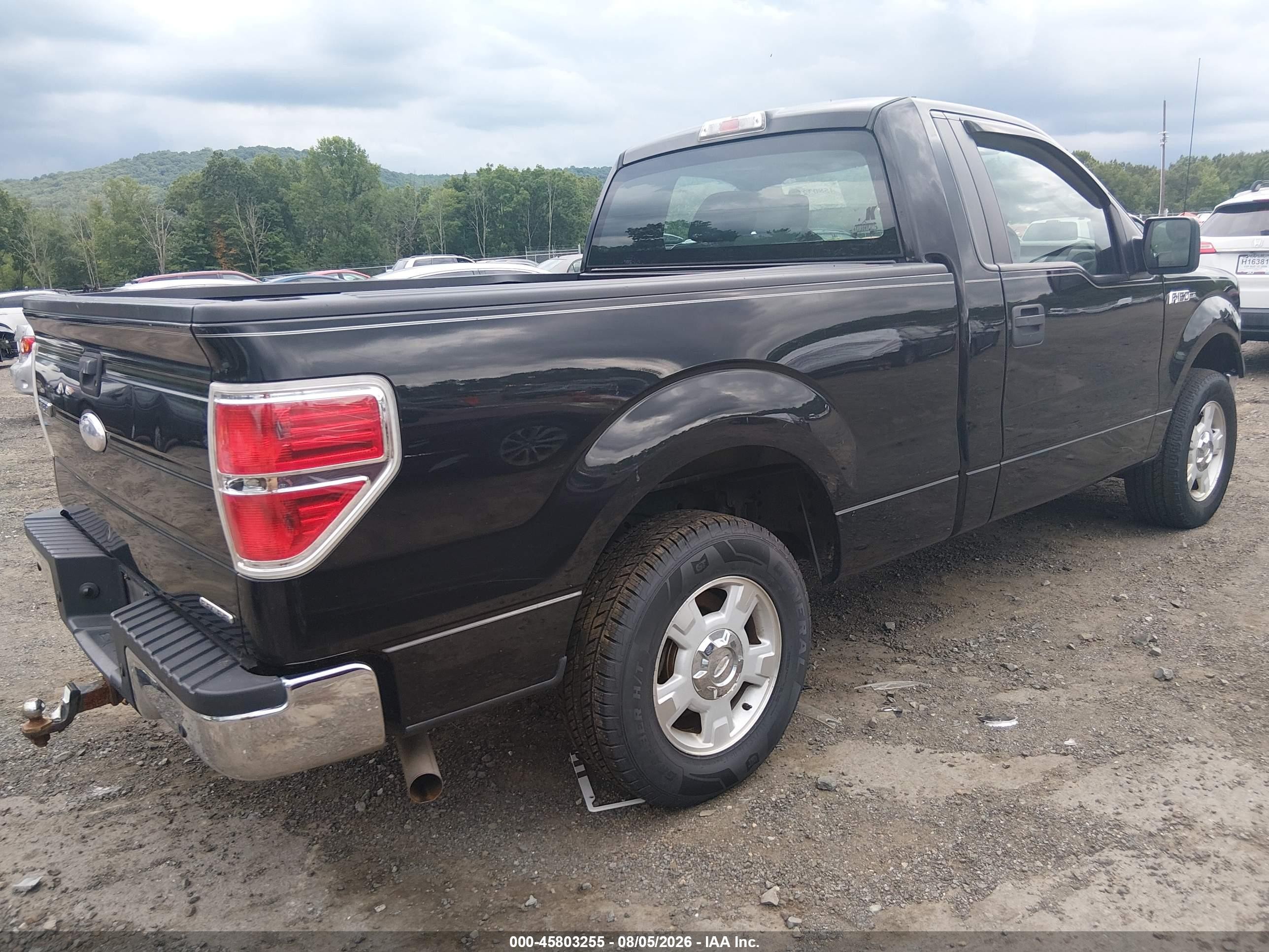 2012 Ford F-150 Xl Black vin: 1FTMF1CM8CFB81127