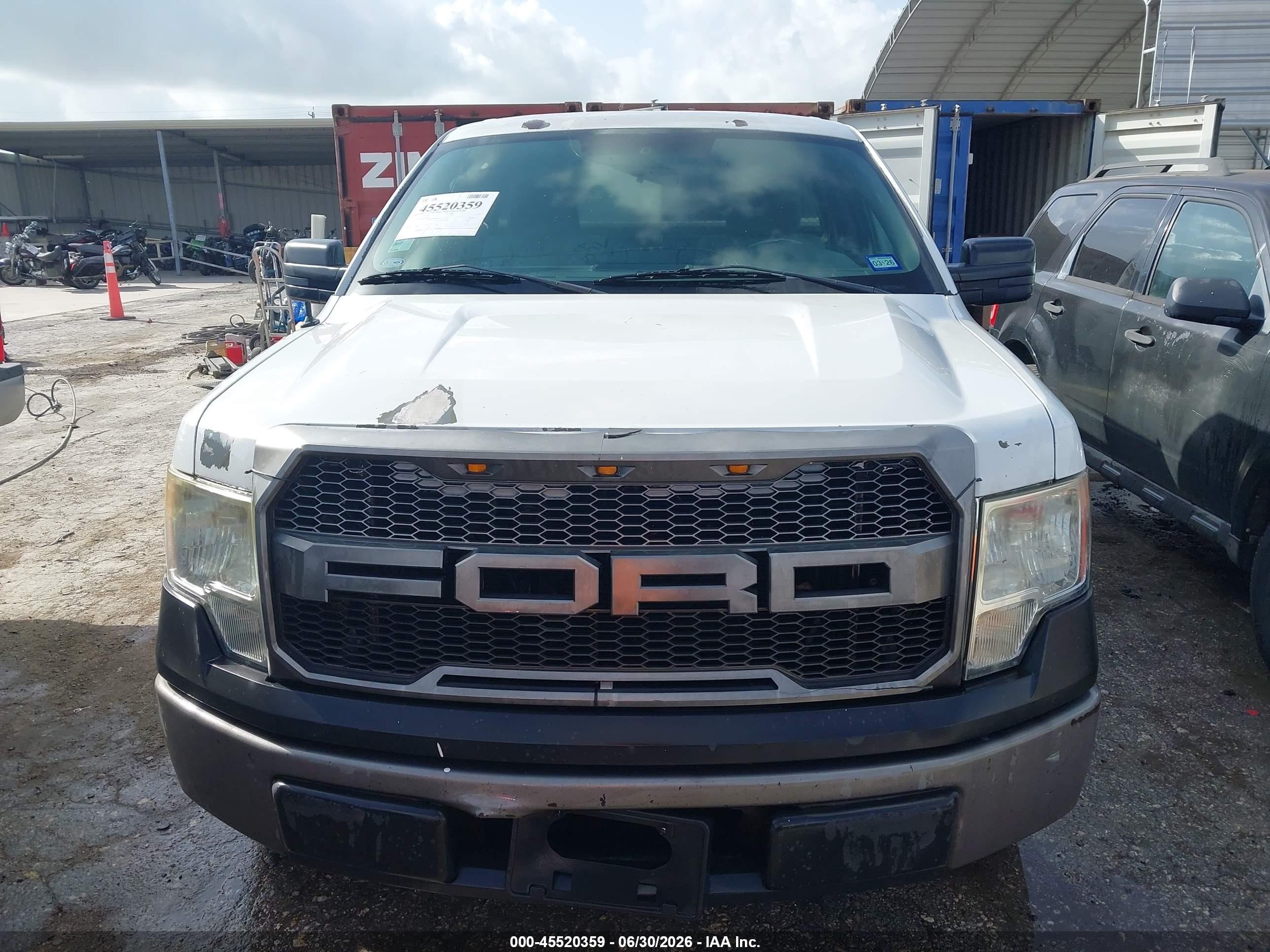 2012 Ford F-150 Xl Белый vin: 1FTMF1CM8CKD58637