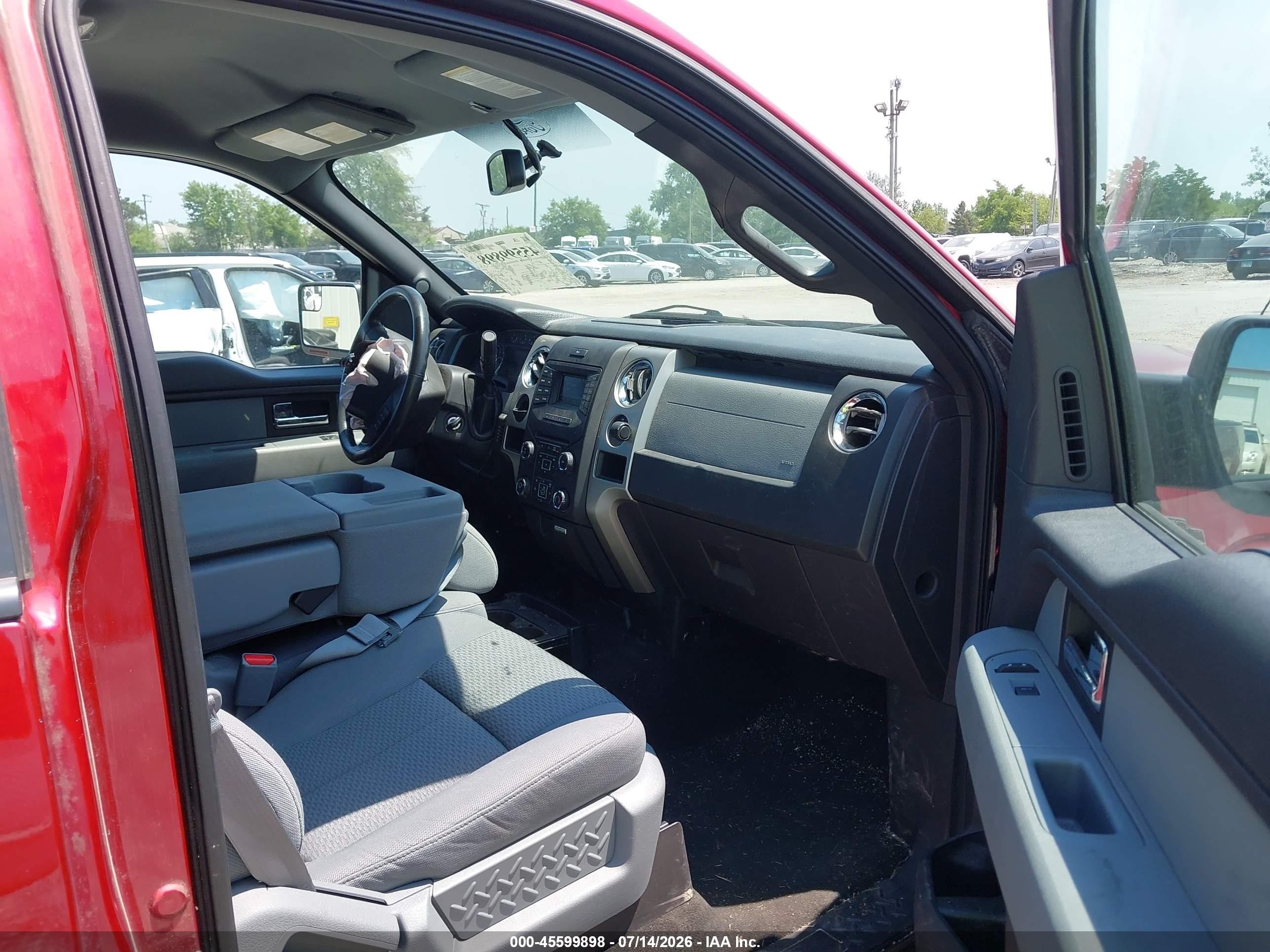 2013 Ford F-150 Xlt Maroon vin: 1FTMF1CM8DFD54131