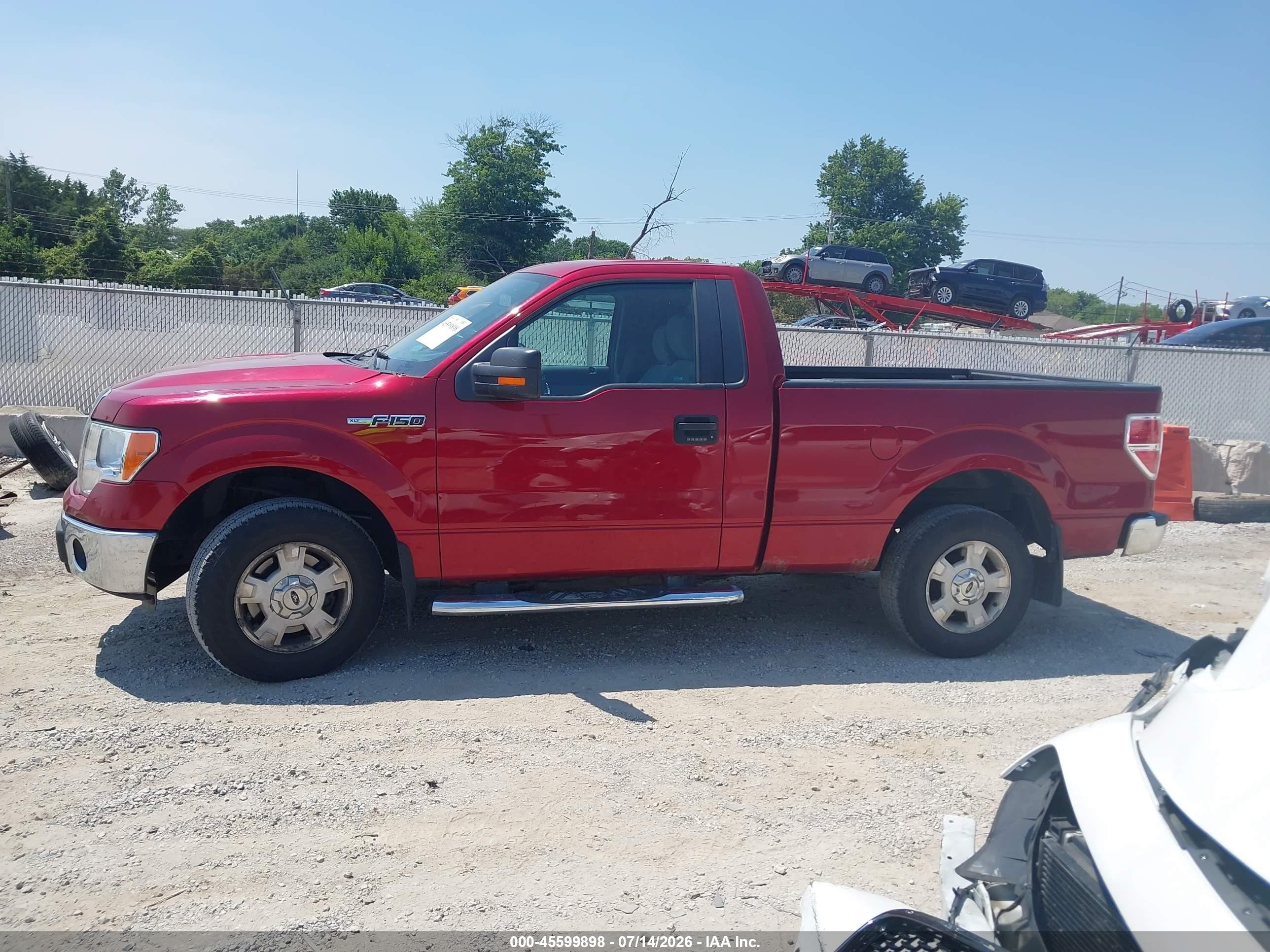 2013 Ford F-150 Xlt Maroon vin: 1FTMF1CM8DFD54131