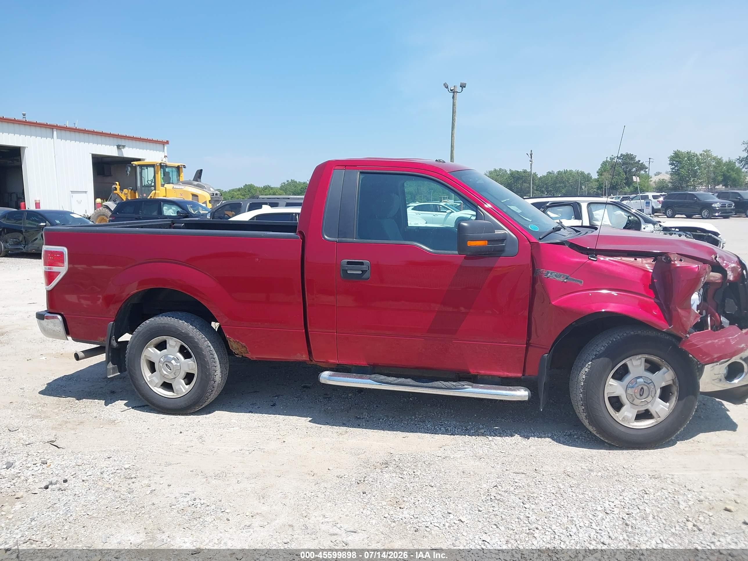 2013 Ford F-150 Xlt Maroon vin: 1FTMF1CM8DFD54131