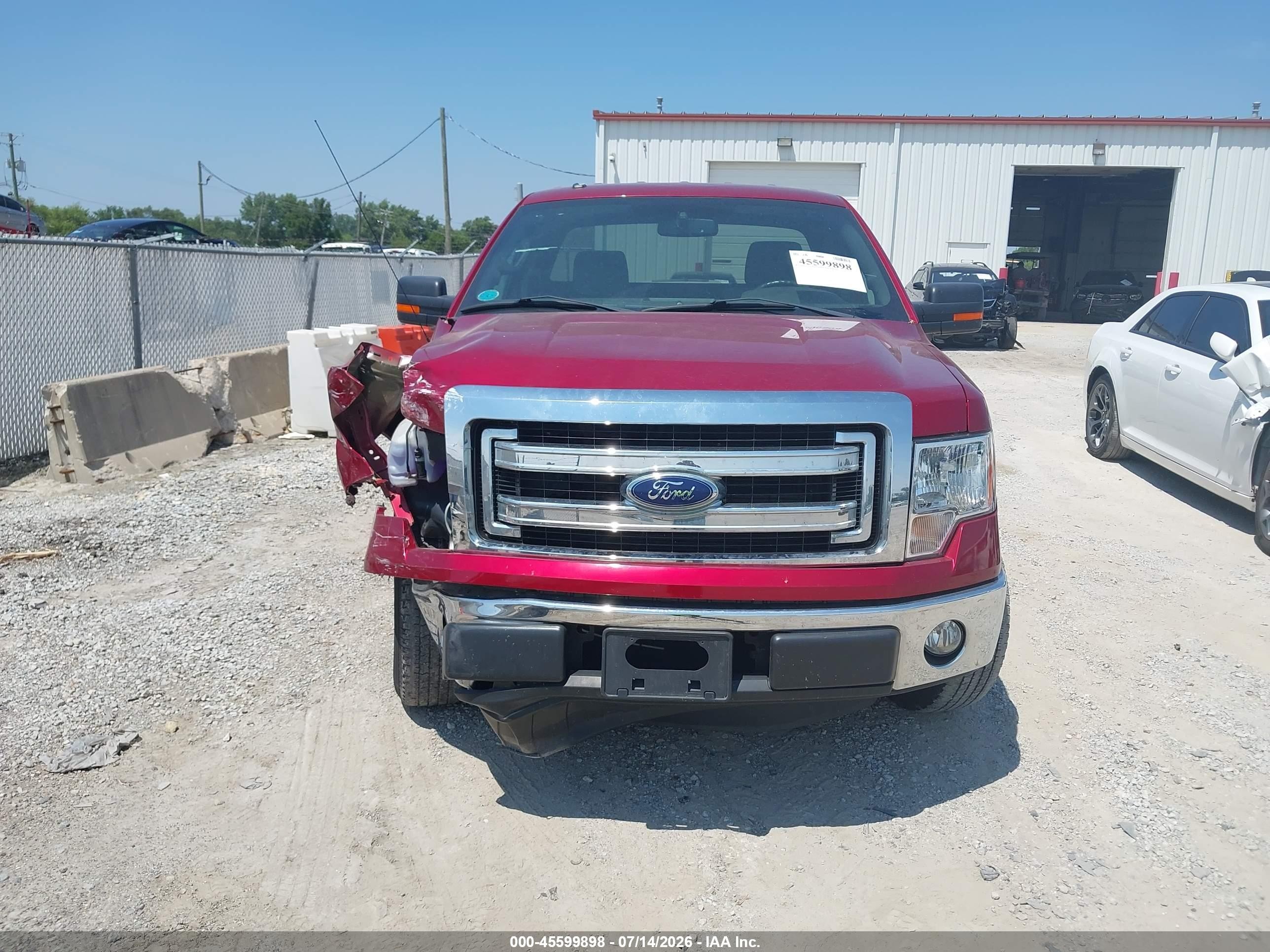 2013 Ford F-150 Xlt Maroon vin: 1FTMF1CM8DFD54131