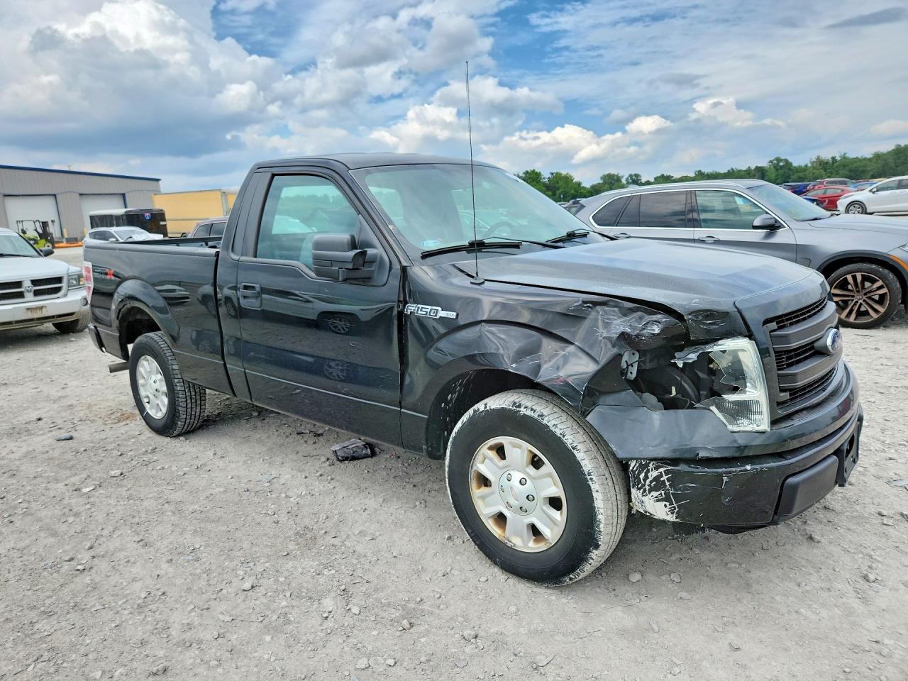 2013 Ford F150 Black vin: 1FTMF1CM8DKF71699