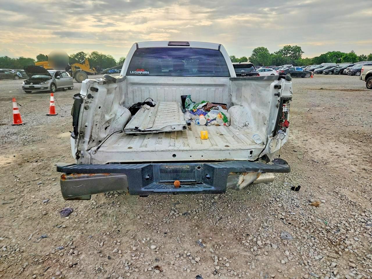 2014 Ford F150 White vin: 1FTMF1CM8EFB18189