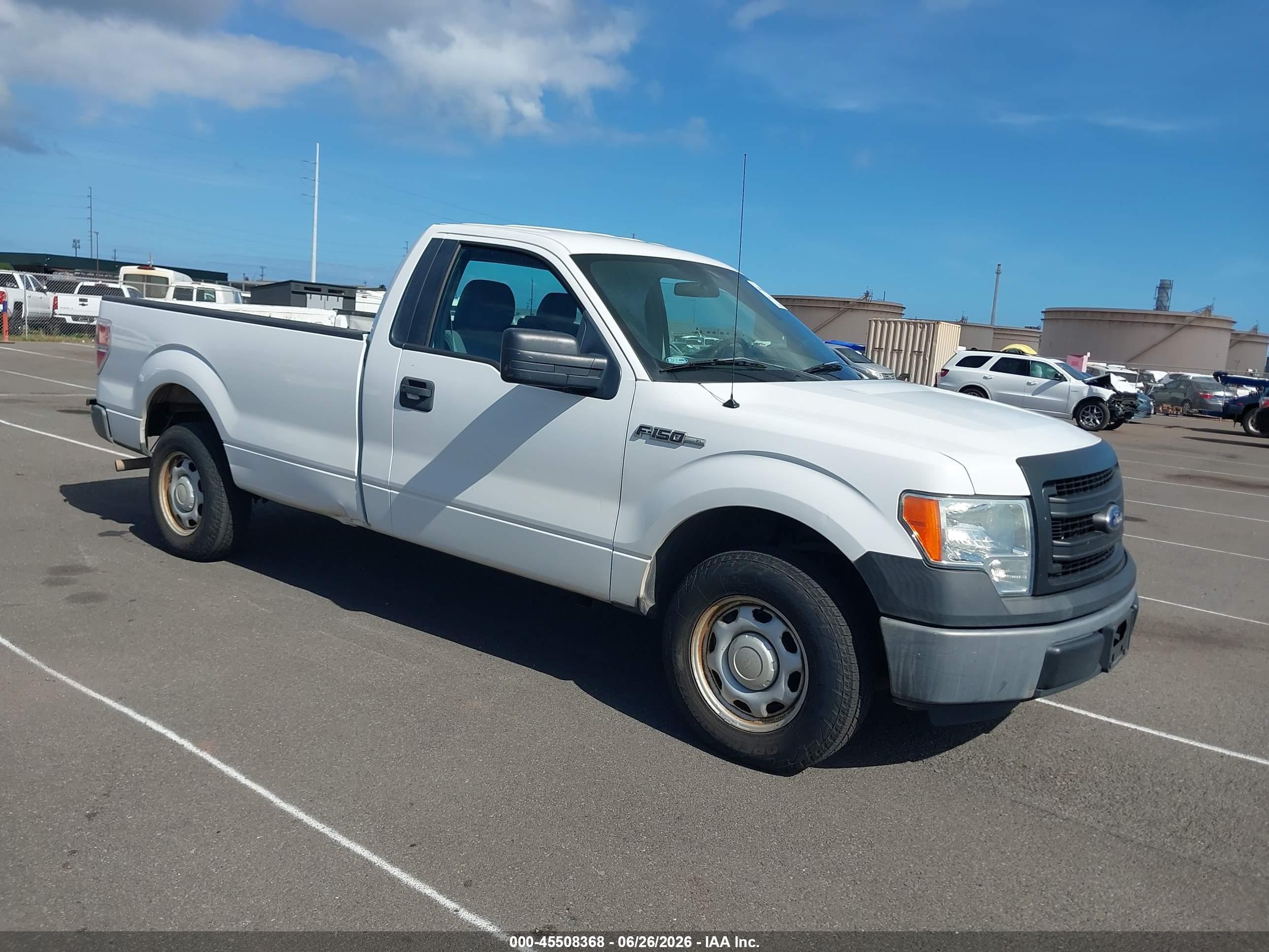 2014 Ford F-150 Stx/xl/xlt White vin: 1FTMF1CM8EKE66470