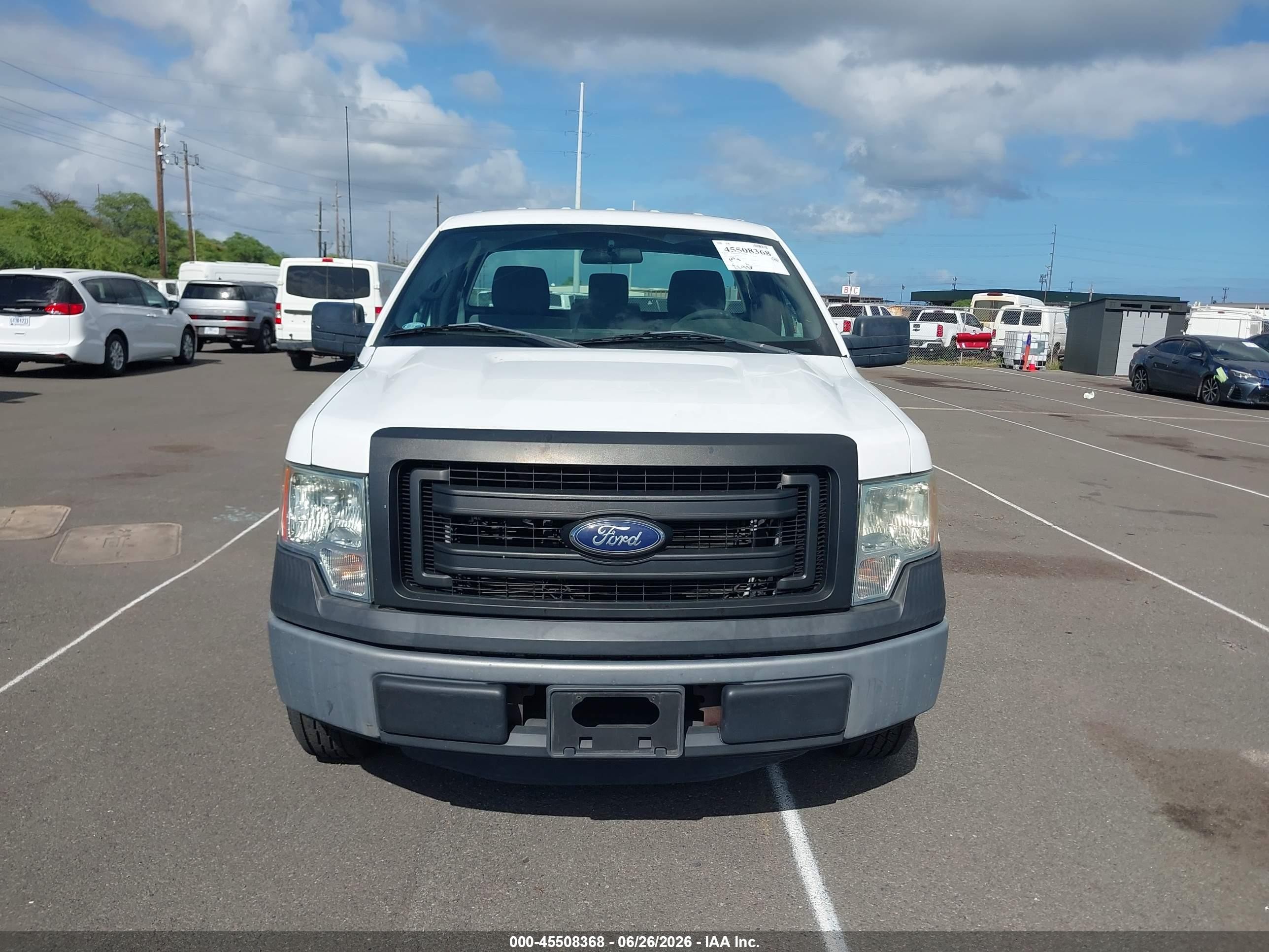 2014 Ford F-150 Stx/xl/xlt White vin: 1FTMF1CM8EKE66470