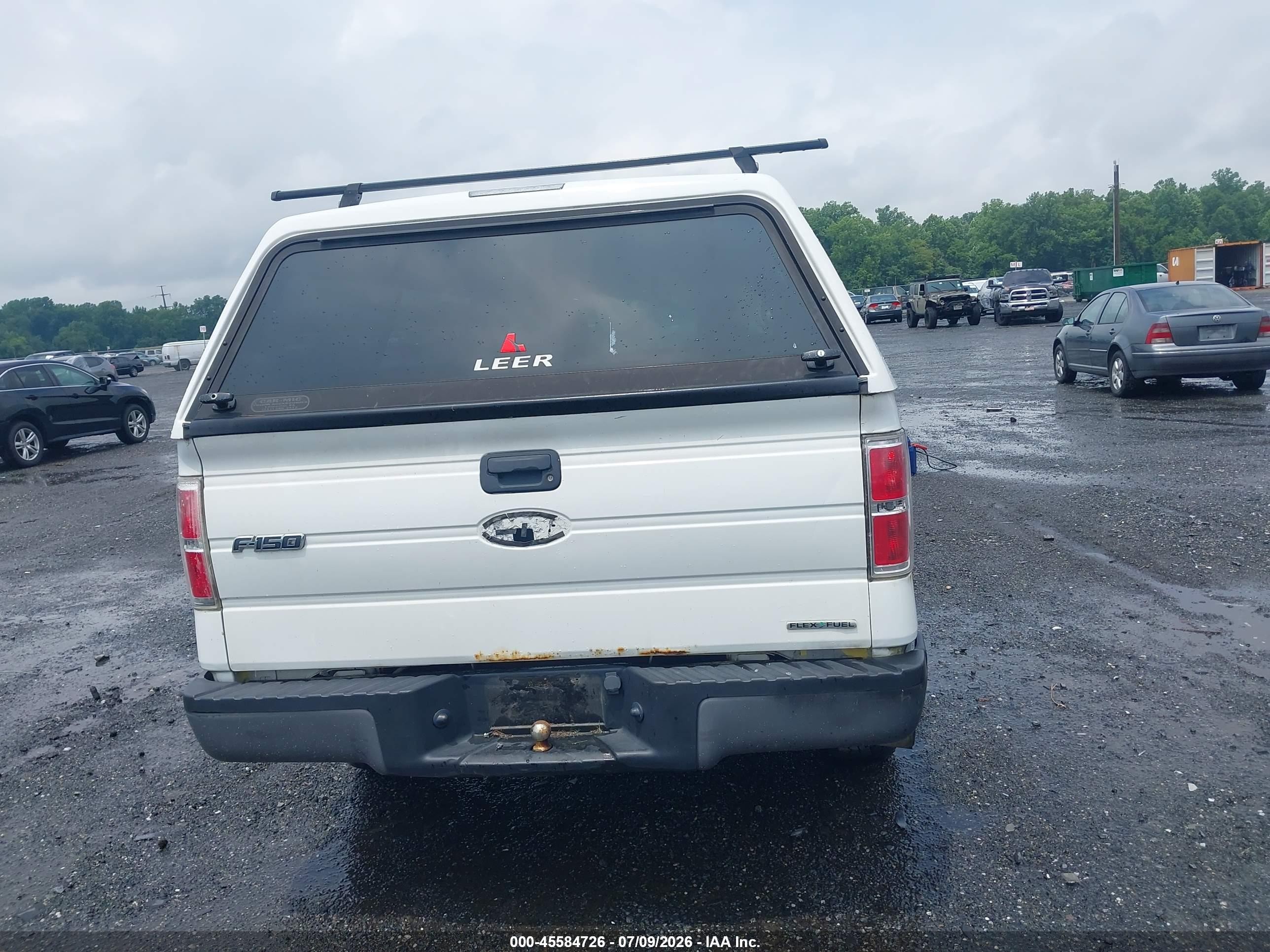 2014 Ford F-150 Xl White vin: 1FTMF1CM8EKF10130