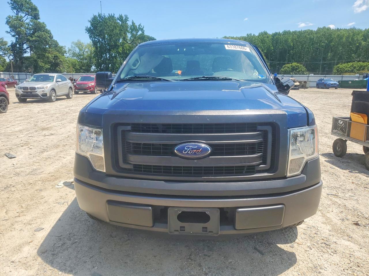 2014 Ford F150 Blue vin: 1FTMF1CM8EKG43566