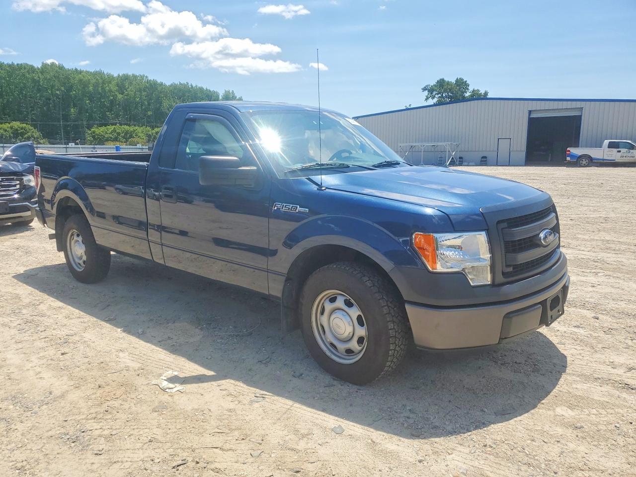 2014 Ford F150 Blue vin: 1FTMF1CM8EKG43566