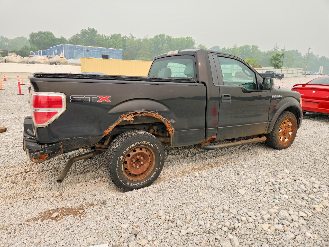 2012 Ford F150 Black vin: 1FTMF1CM9CKD93476