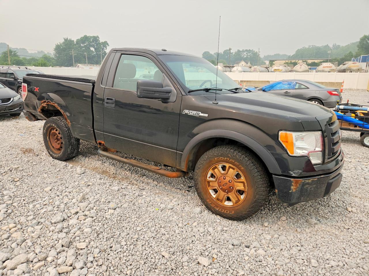 2012 Ford F150 Black vin: 1FTMF1CM9CKD93476