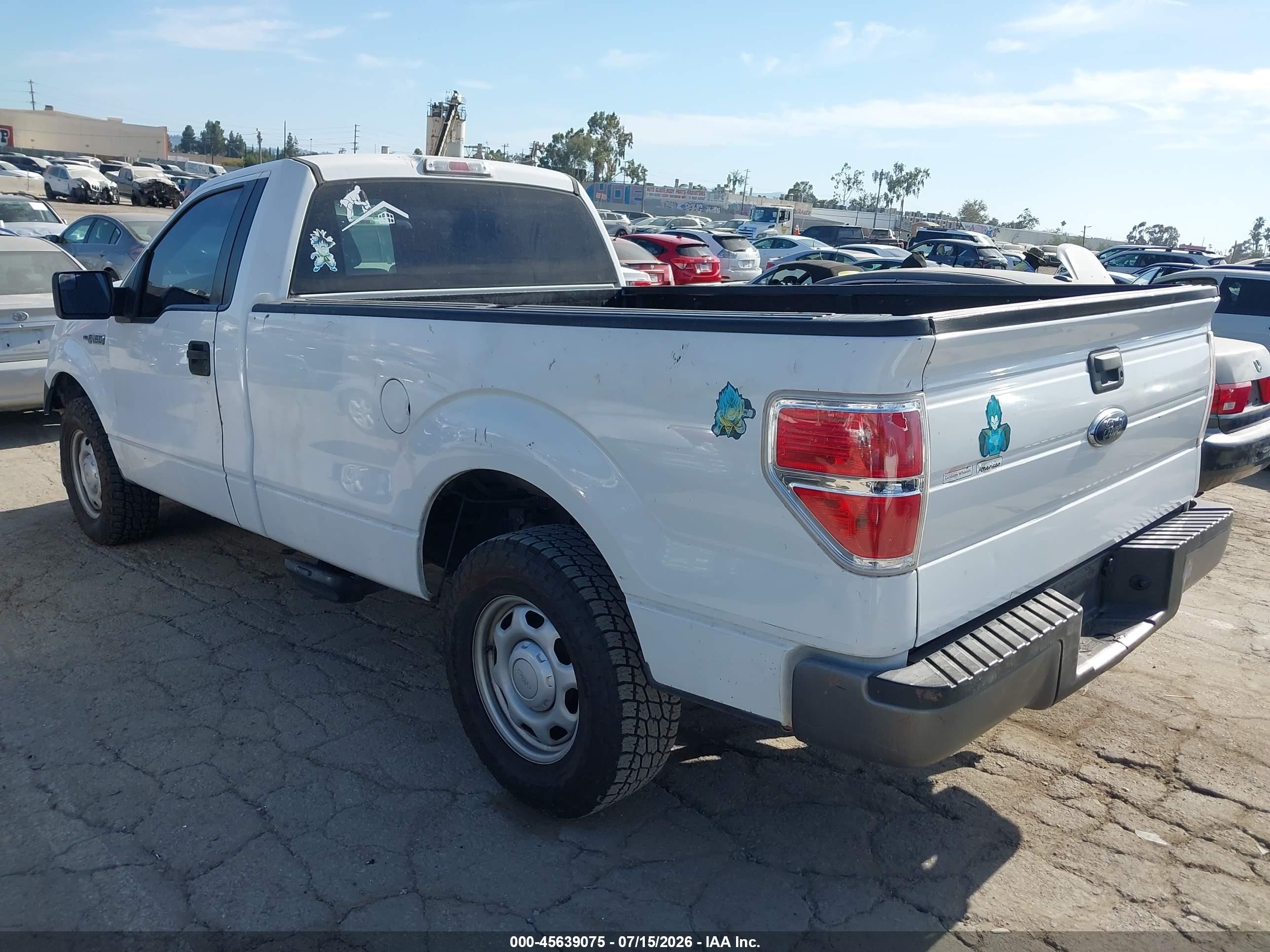 2013 Ford F-150 Xl Белый vin: 1FTMF1CM9DKD55957