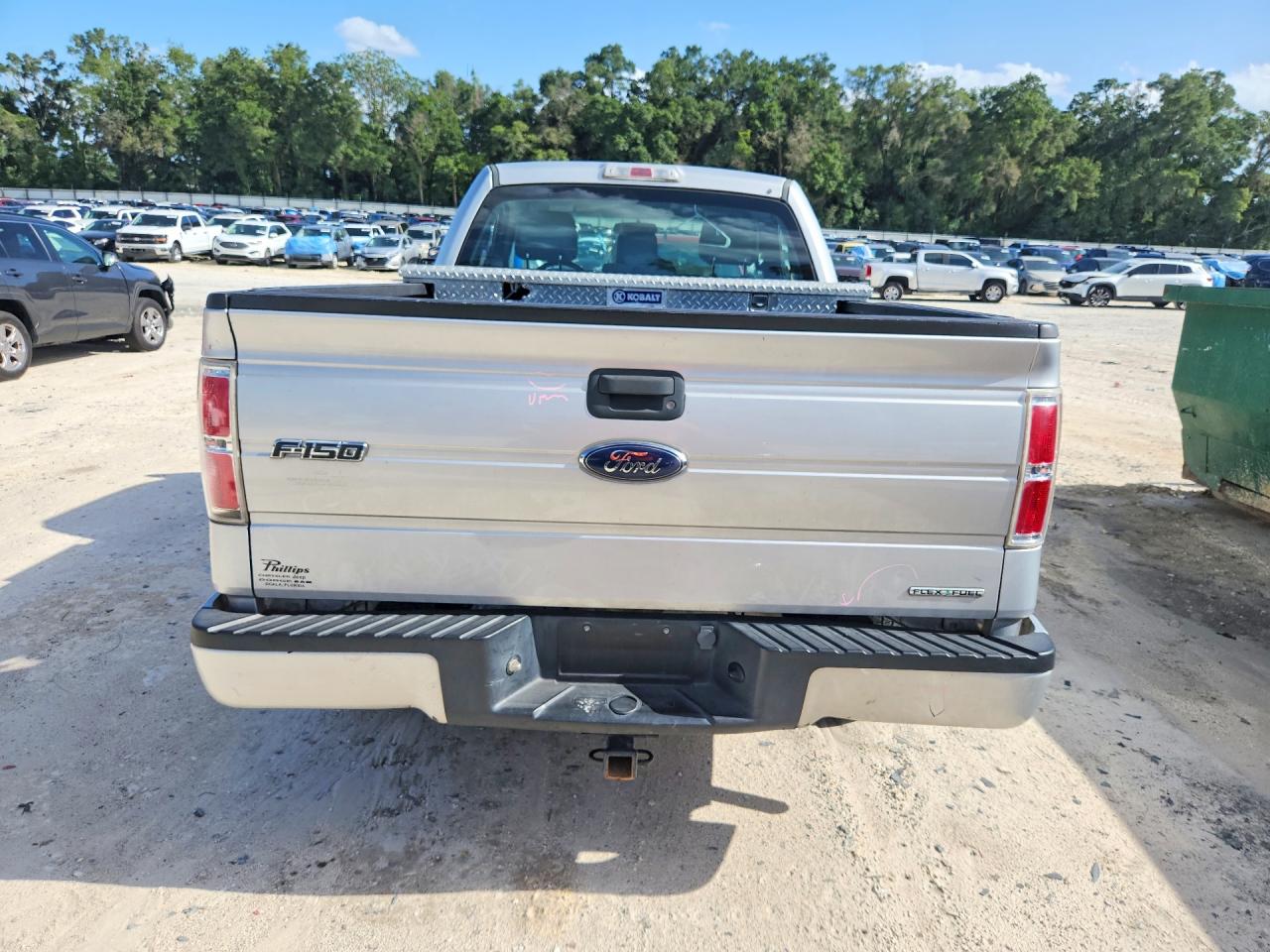 2013 Ford F150 Silver vin: 1FTMF1CM9DKE14697