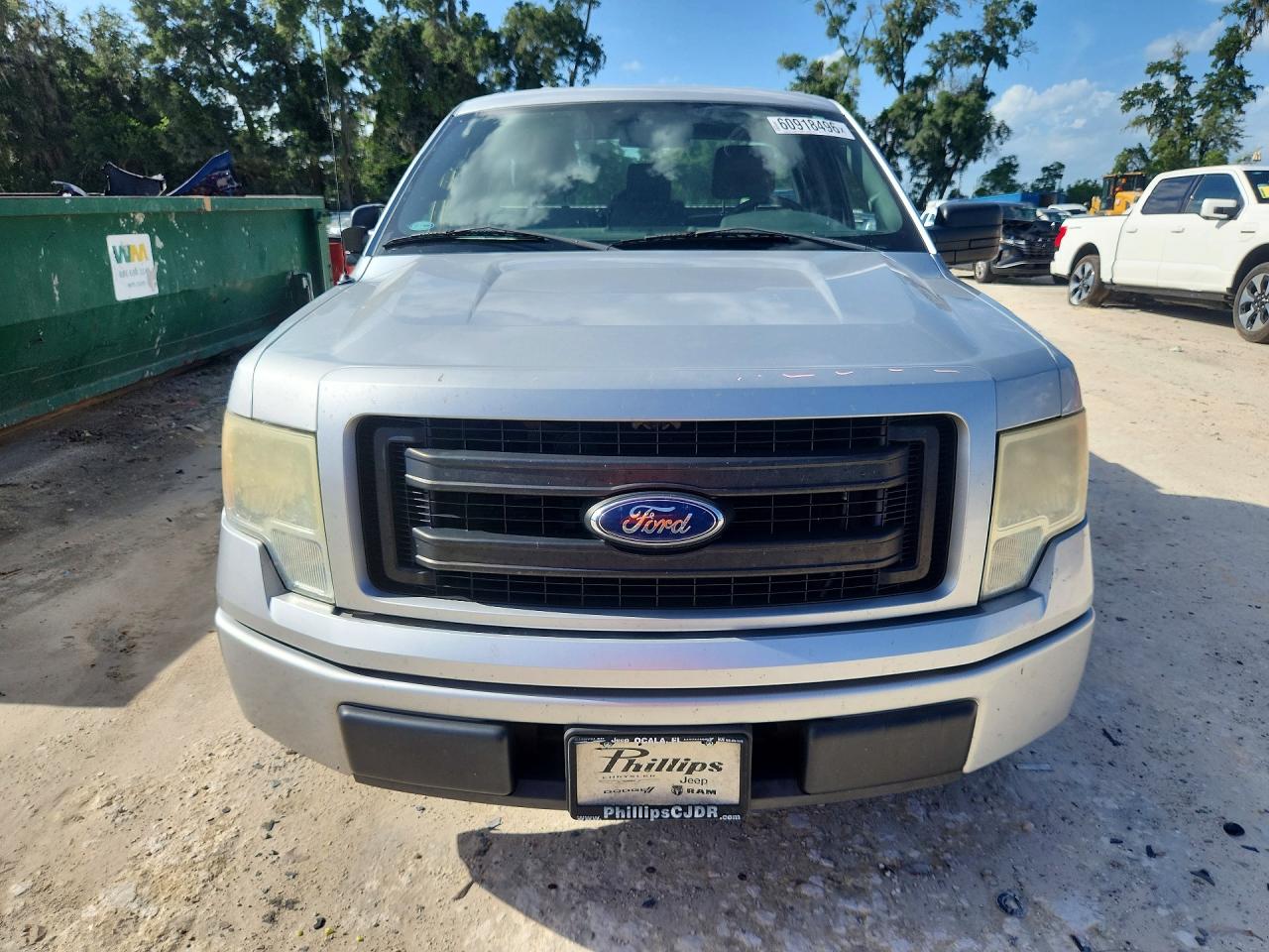 2013 Ford F150 Silver vin: 1FTMF1CM9DKE14697