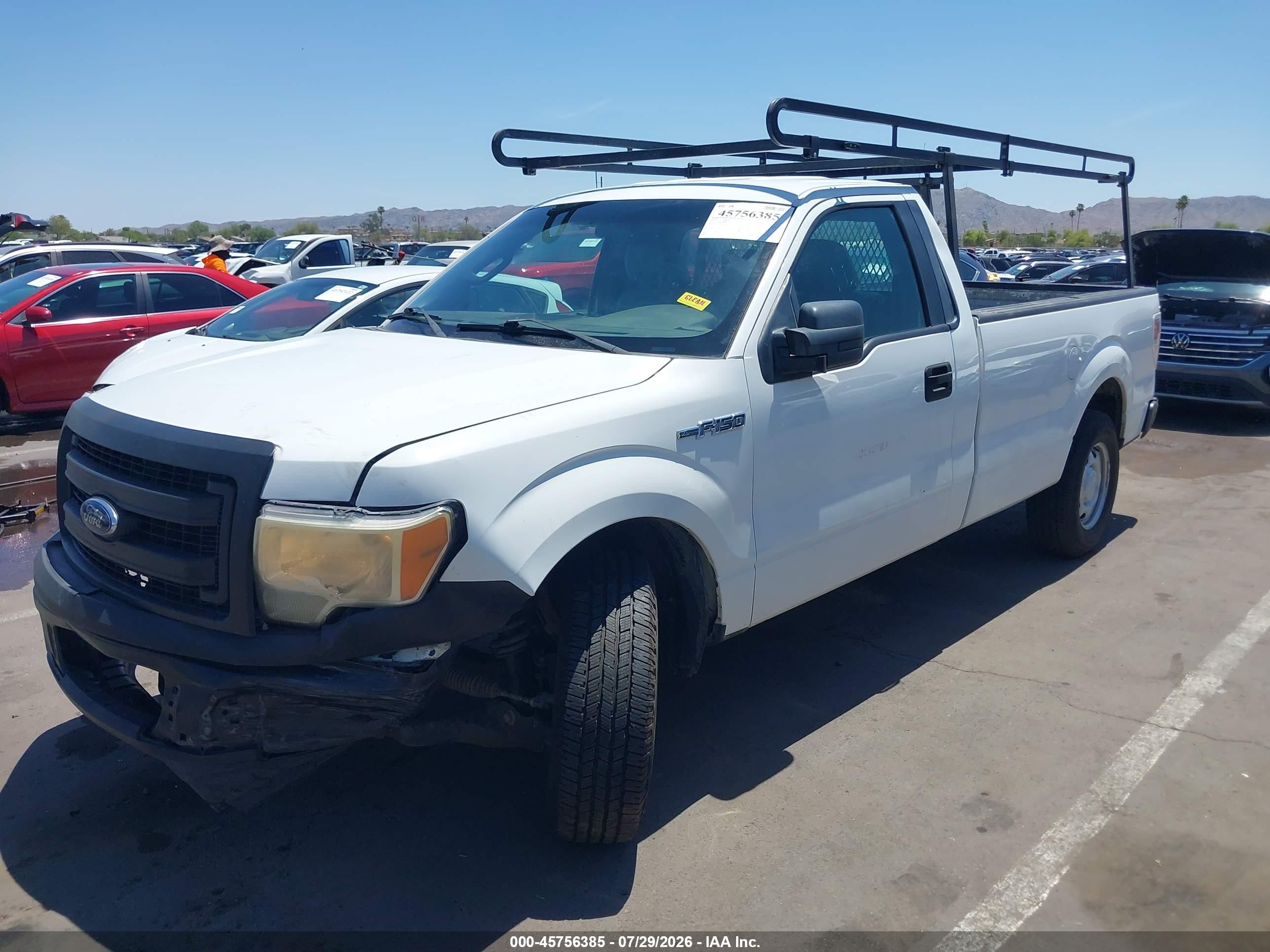 2013 Ford F-150 Stx/xl/xlt Белый vin: 1FTMF1CM9DKE67013