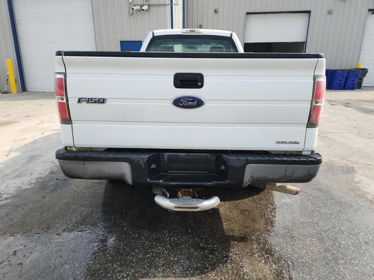 2013 Ford F150 White vin: 1FTMF1CM9DKE77427 Damage: Tailgate, Heavy Scratch, 1 To 2 Inches