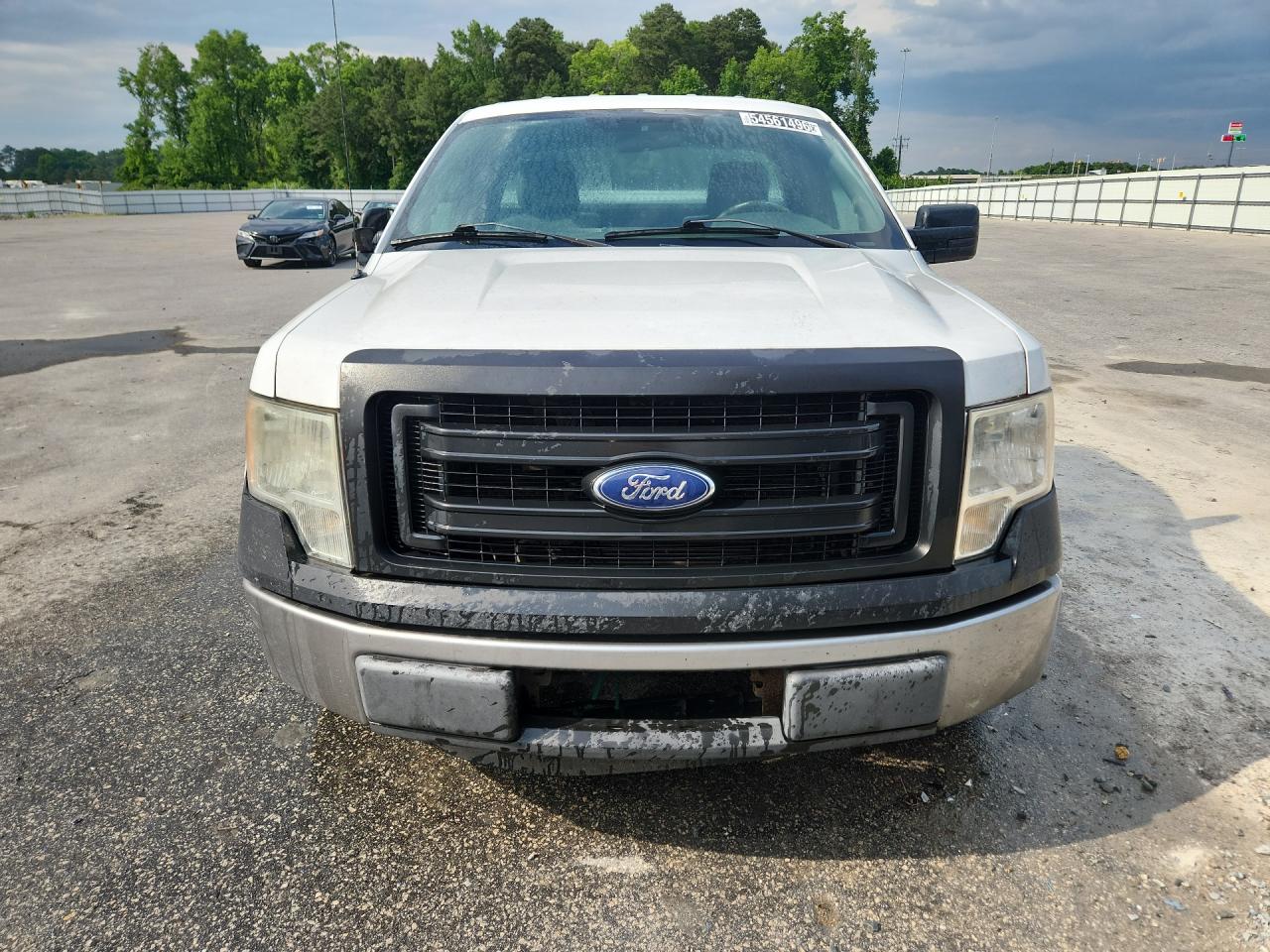 2013 Ford F150 White vin: 1FTMF1CM9DKE77427 Damage: Left Head Lamp, Faded, Repair Required