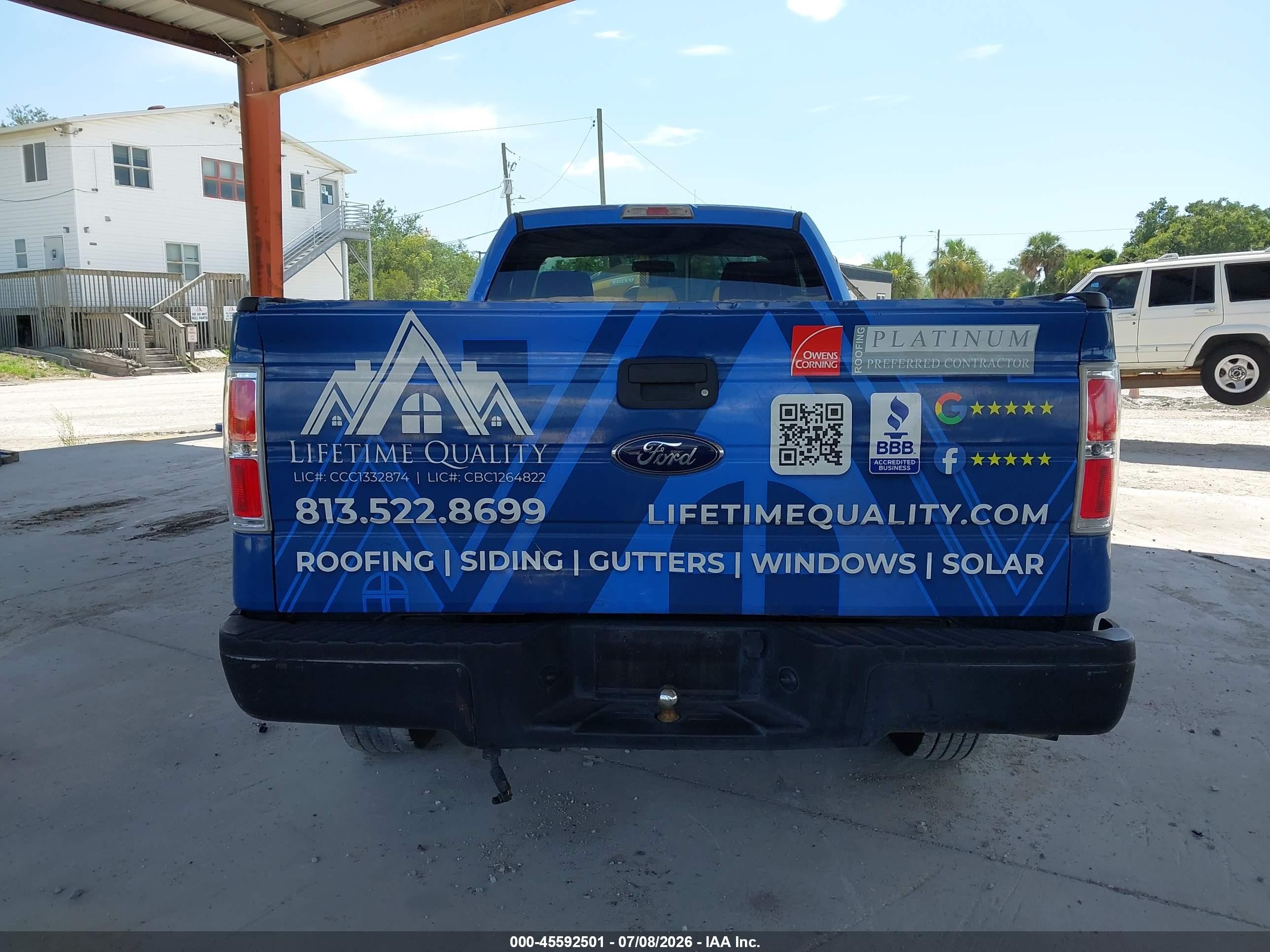 2013 Ford F-150 Xl Blue vin: 1FTMF1CM9DKF33916