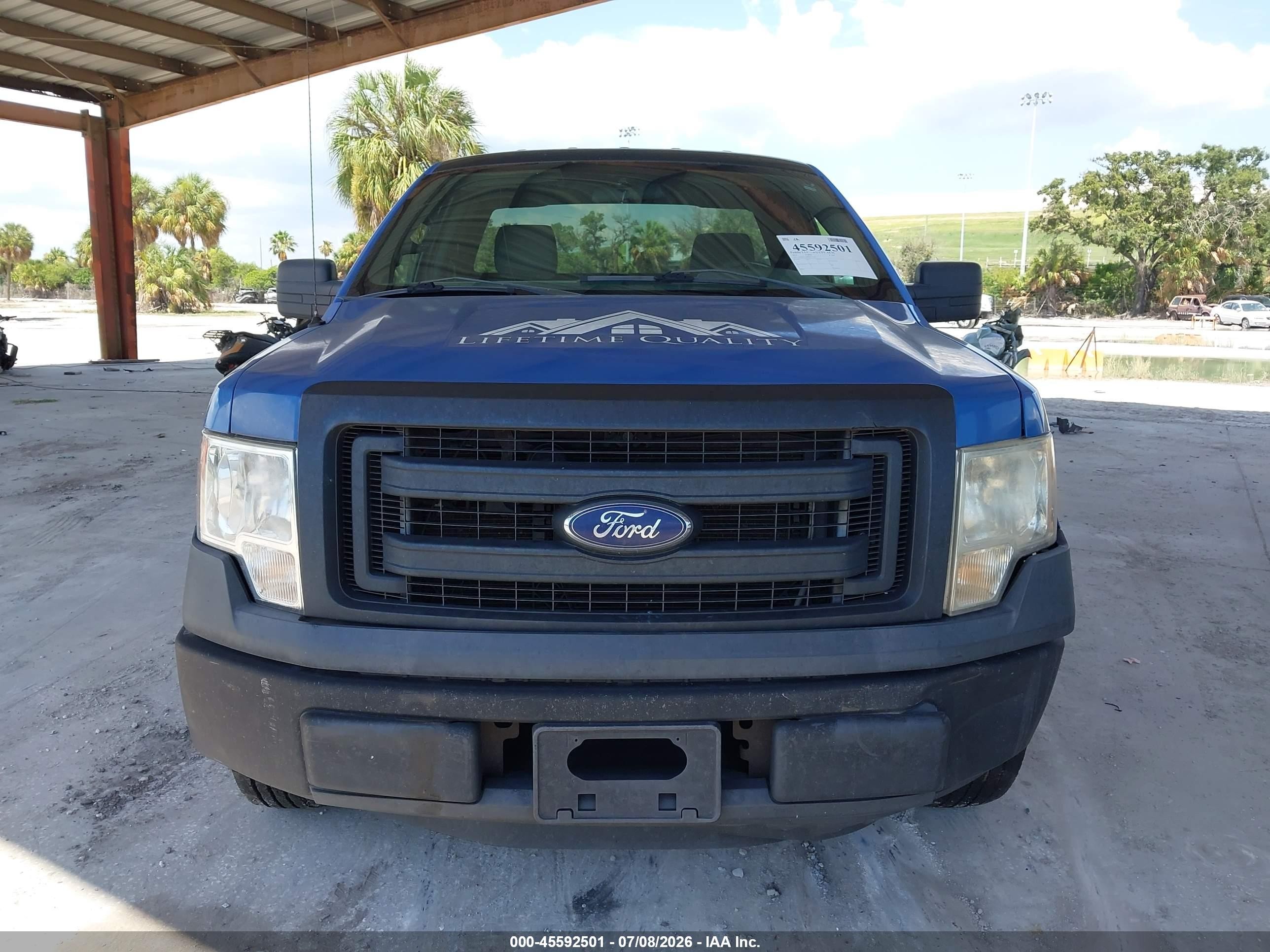 2013 Ford F-150 Xl Blue vin: 1FTMF1CM9DKF33916