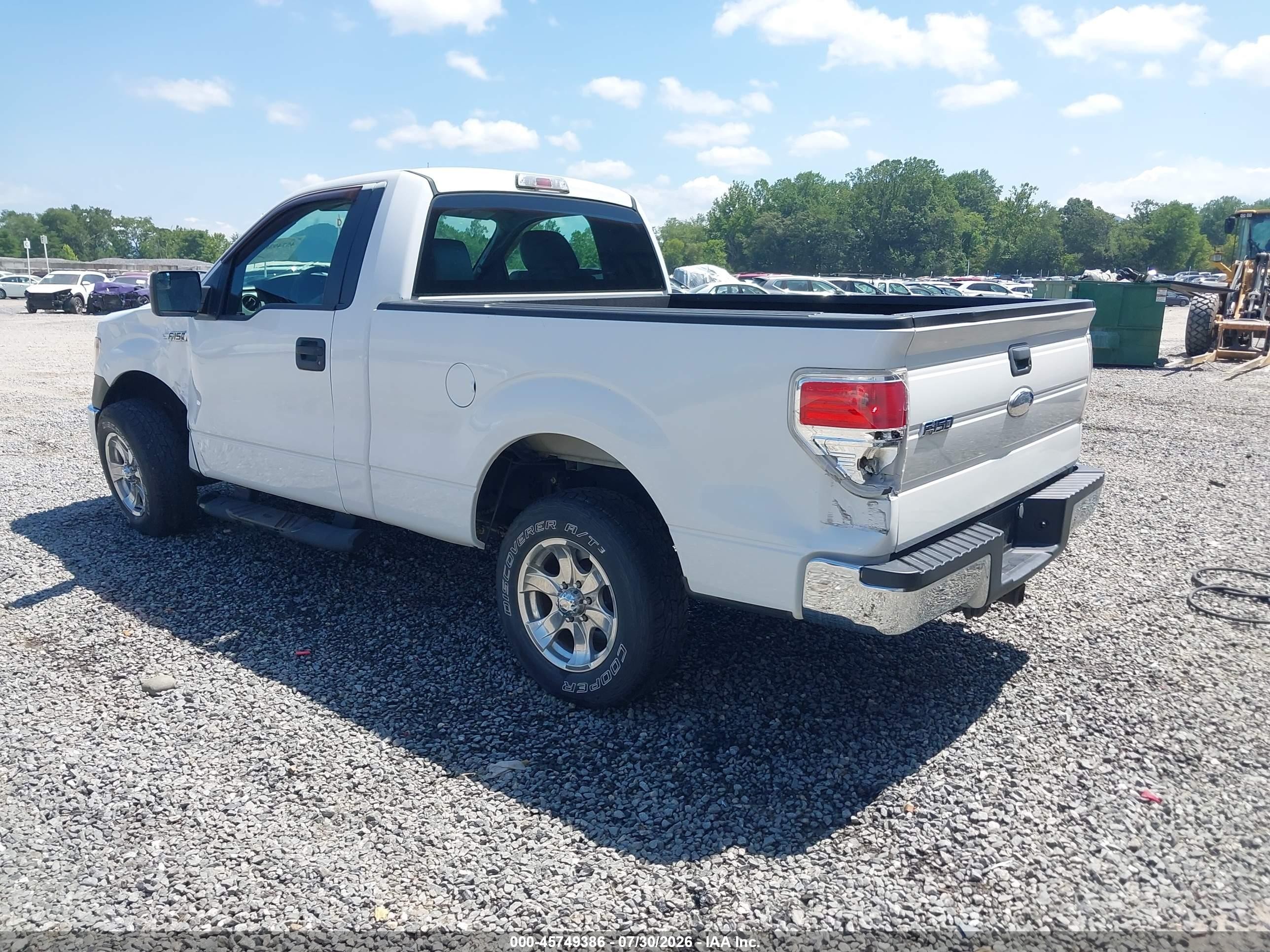2014 Ford F-150 Xl Белый vin: 1FTMF1CM9EFA23091