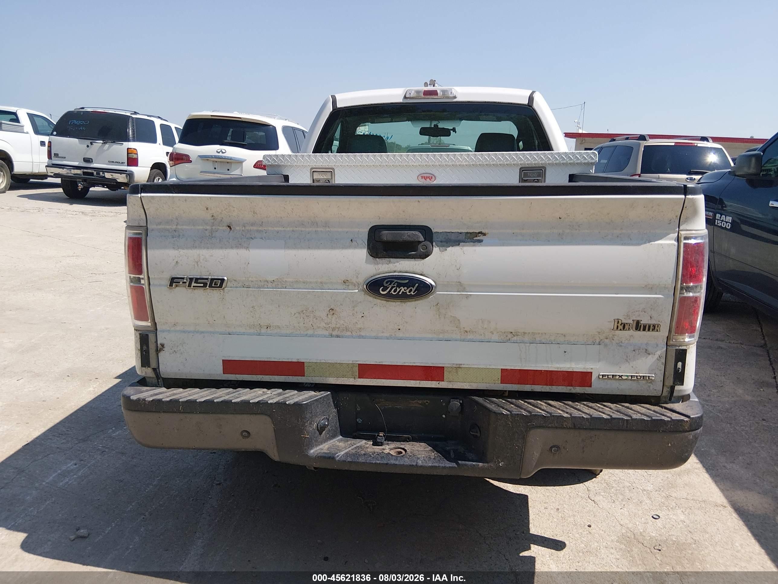 2014 Ford F-150 Xl White vin: 1FTMF1CM9EKD77605