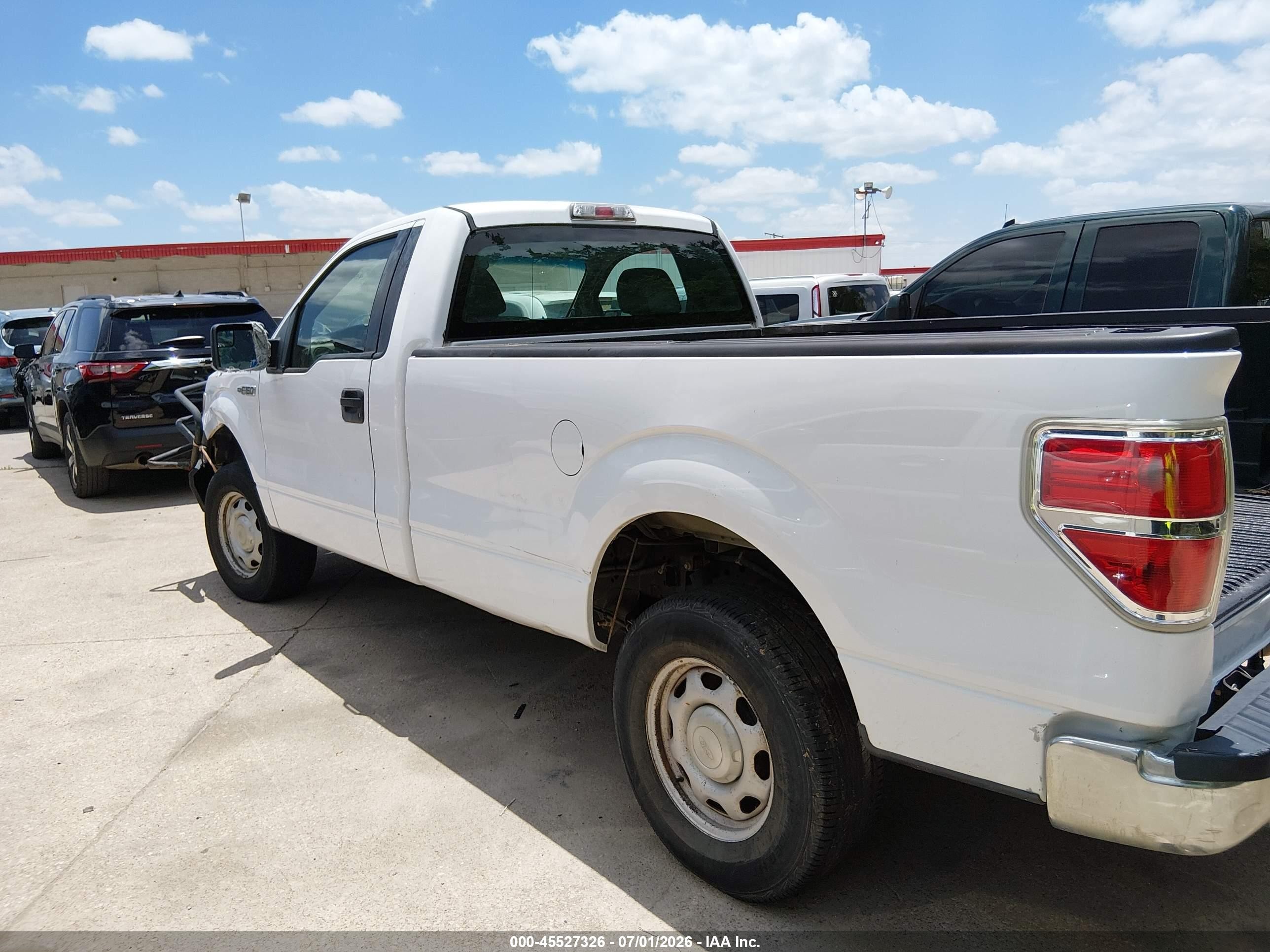 2014 Ford F-150 Xl White vin: 1FTMF1CM9EKE79650