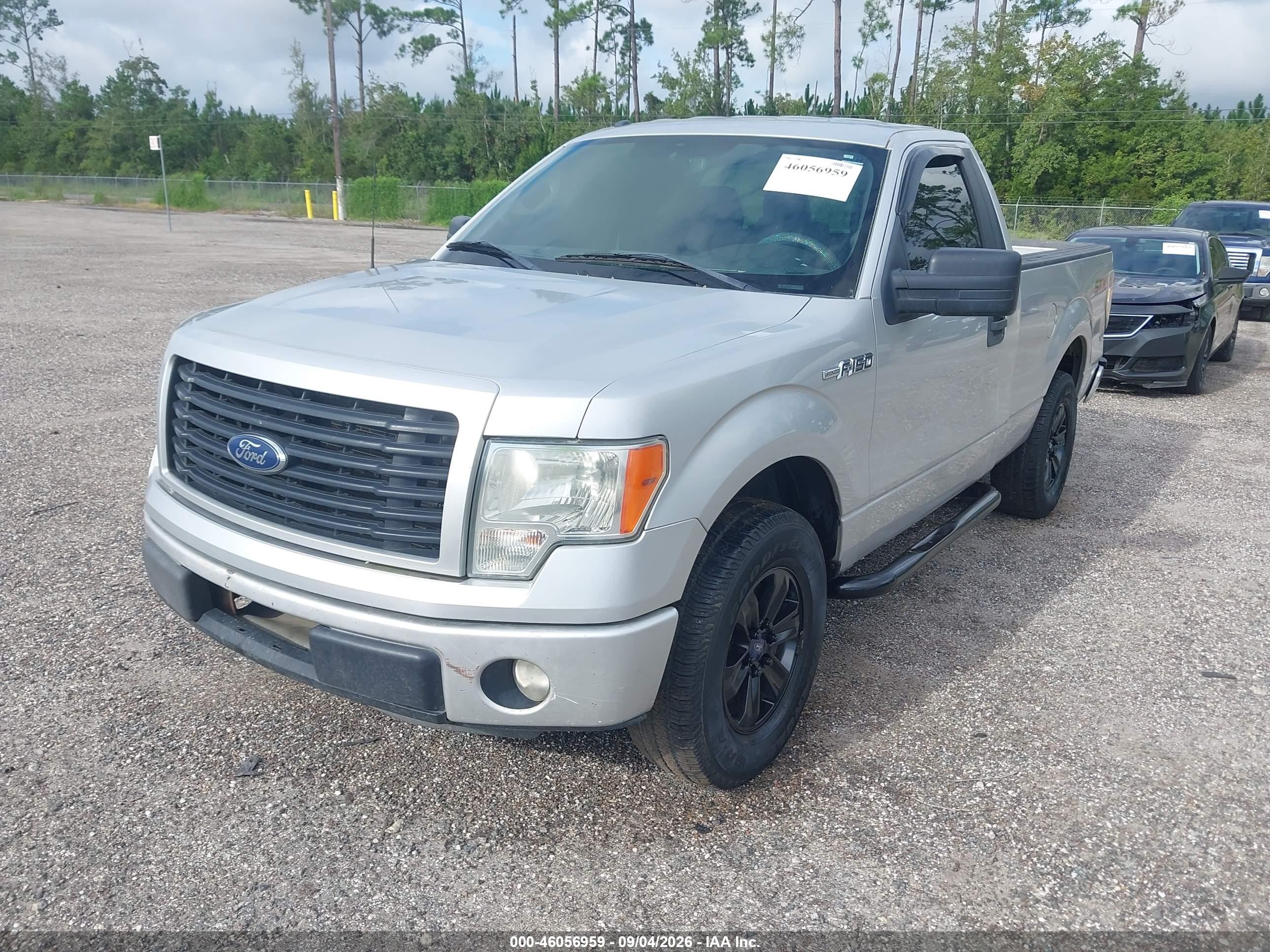 2014 Ford F-150 Stx Gray vin: 1FTMF1CM9EKF87069